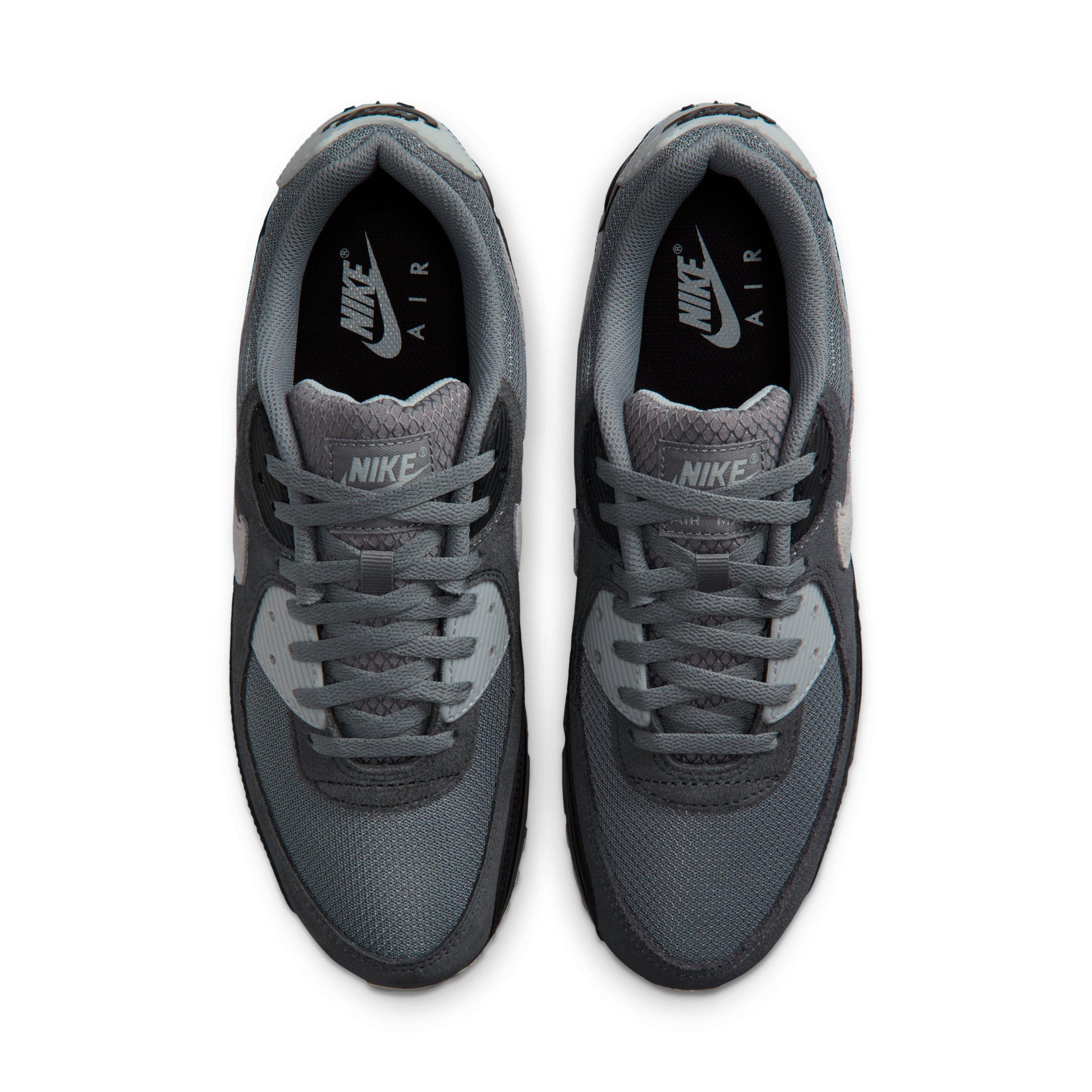 Nike Air Max 90 "Smoke Grey/Black/Dark Smoke Grey/Photon Dust" Men's Shoe - GREY/BLACK/DK GREY/DUST Thumbnail View 4