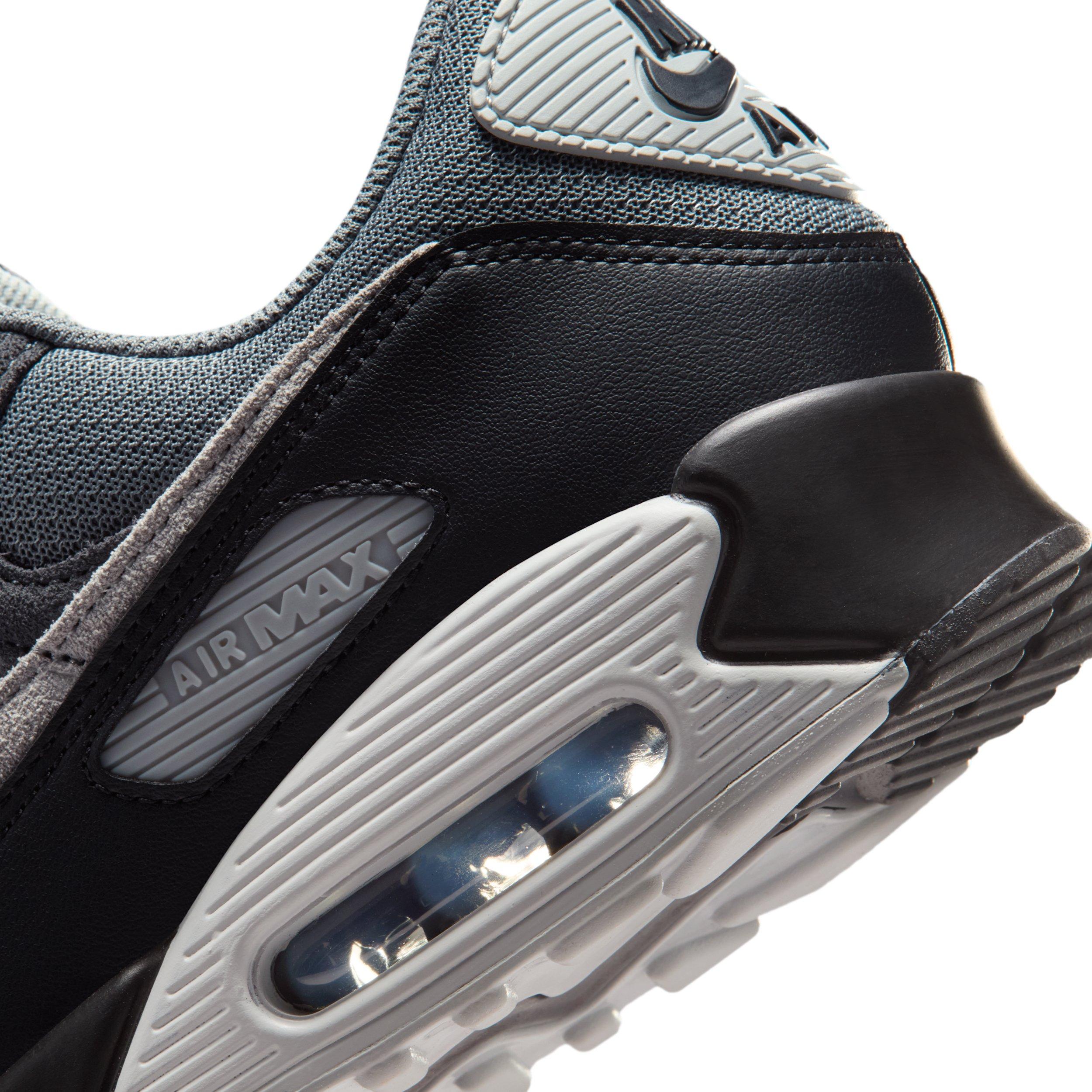 Nike Air Max 90 "Smoke Grey/Black/Dark Smoke Grey/Photon Dust" Men's Shoe - GREY/BLACK/DK GREY/DUST Thumbnail View 8