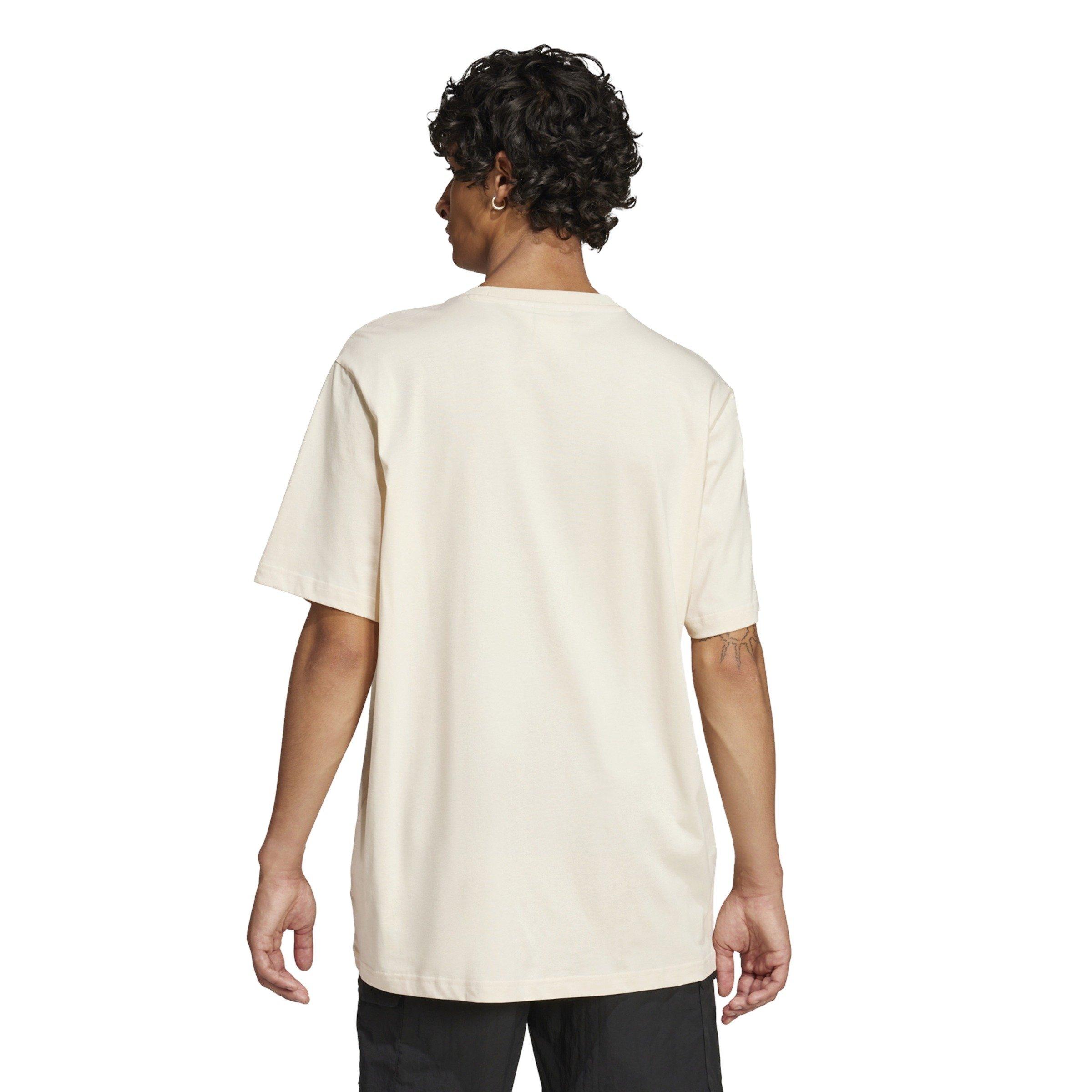 adidas Originals Men's Skeleton Trefoil T-Shirt -White - WHITE Thumbnail View 2
