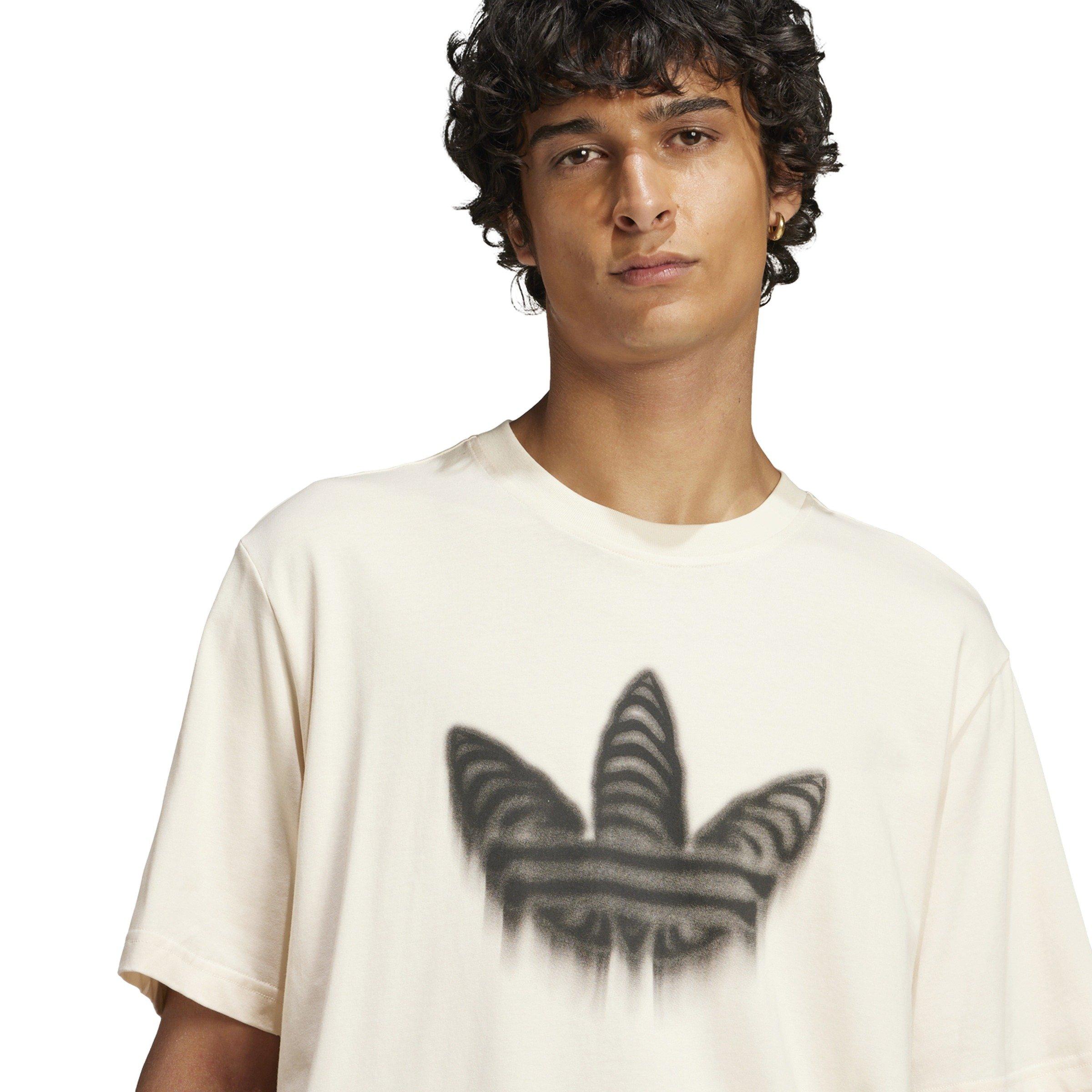 adidas Originals Men's Skeleton Trefoil T-Shirt -White - WHITE Thumbnail View 3