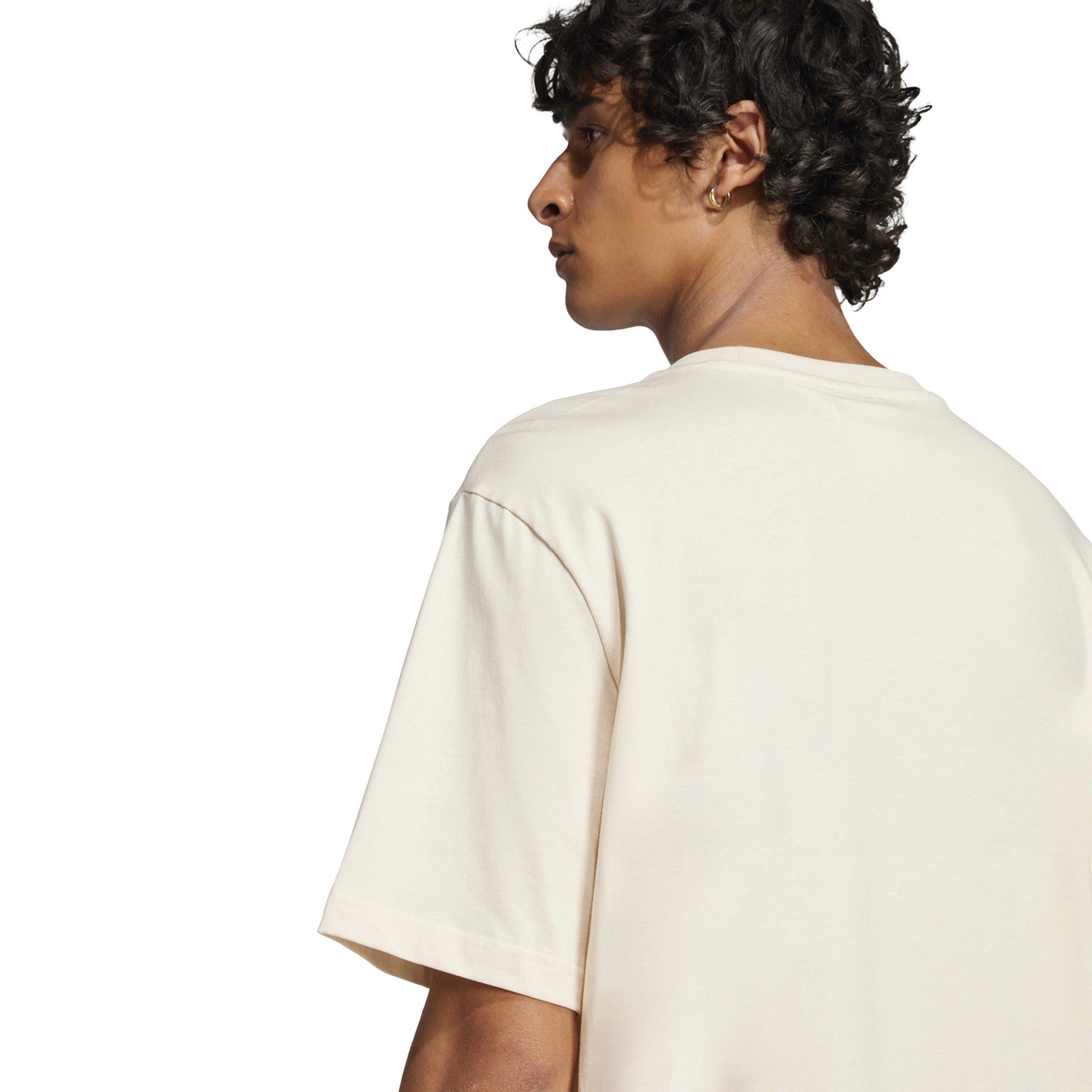 adidas Originals Men's Skeleton Trefoil T-Shirt -White - WHITE Thumbnail View 4