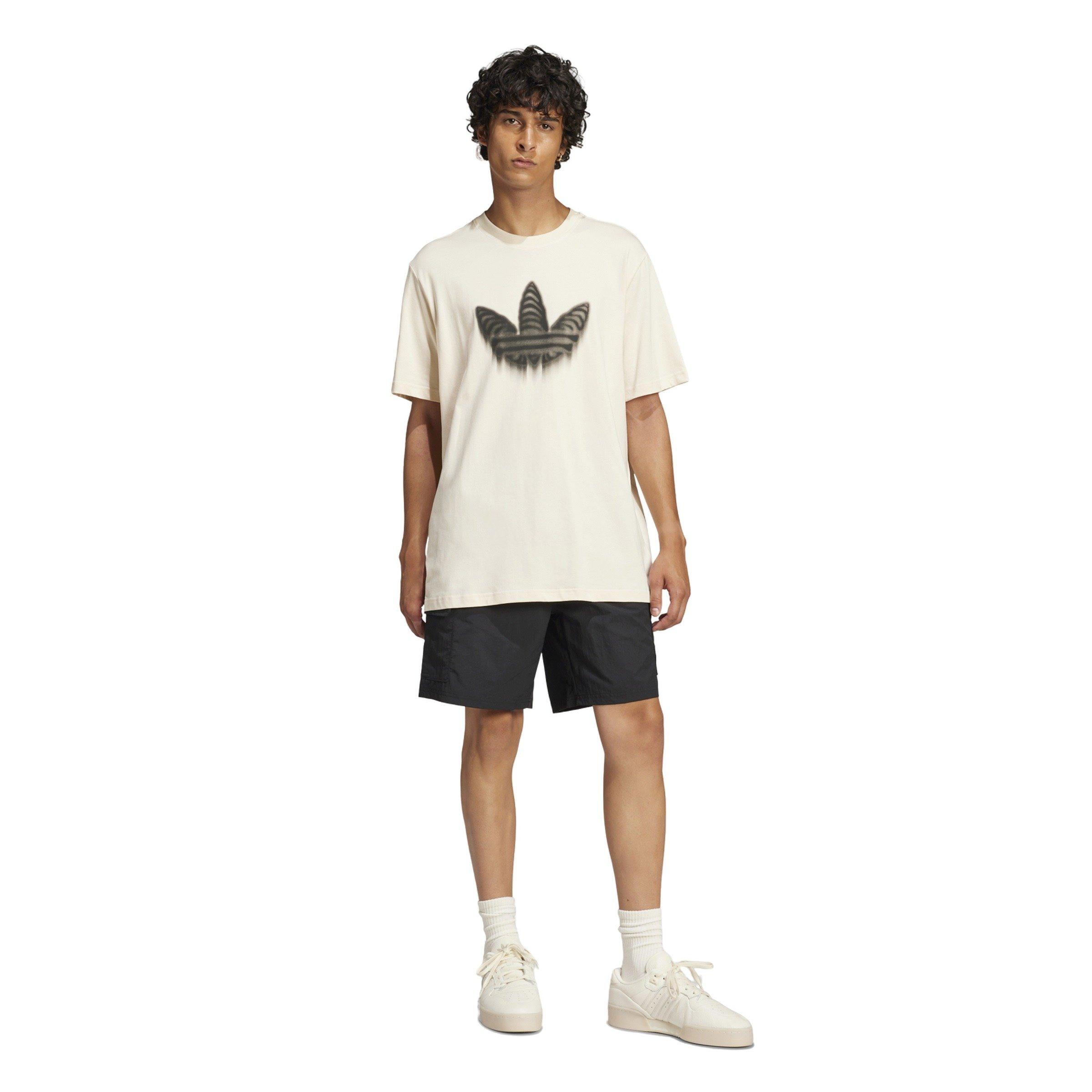 adidas Originals Men's Skeleton Trefoil T-Shirt -White - WHITE Thumbnail View 5
