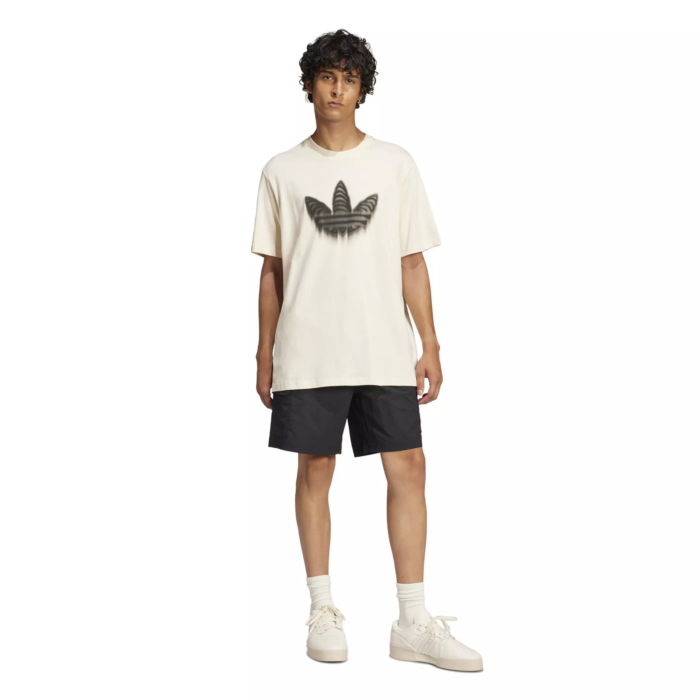 adidas Originals Men's Skeleton Trefoil T-Shirt -White - WHITE