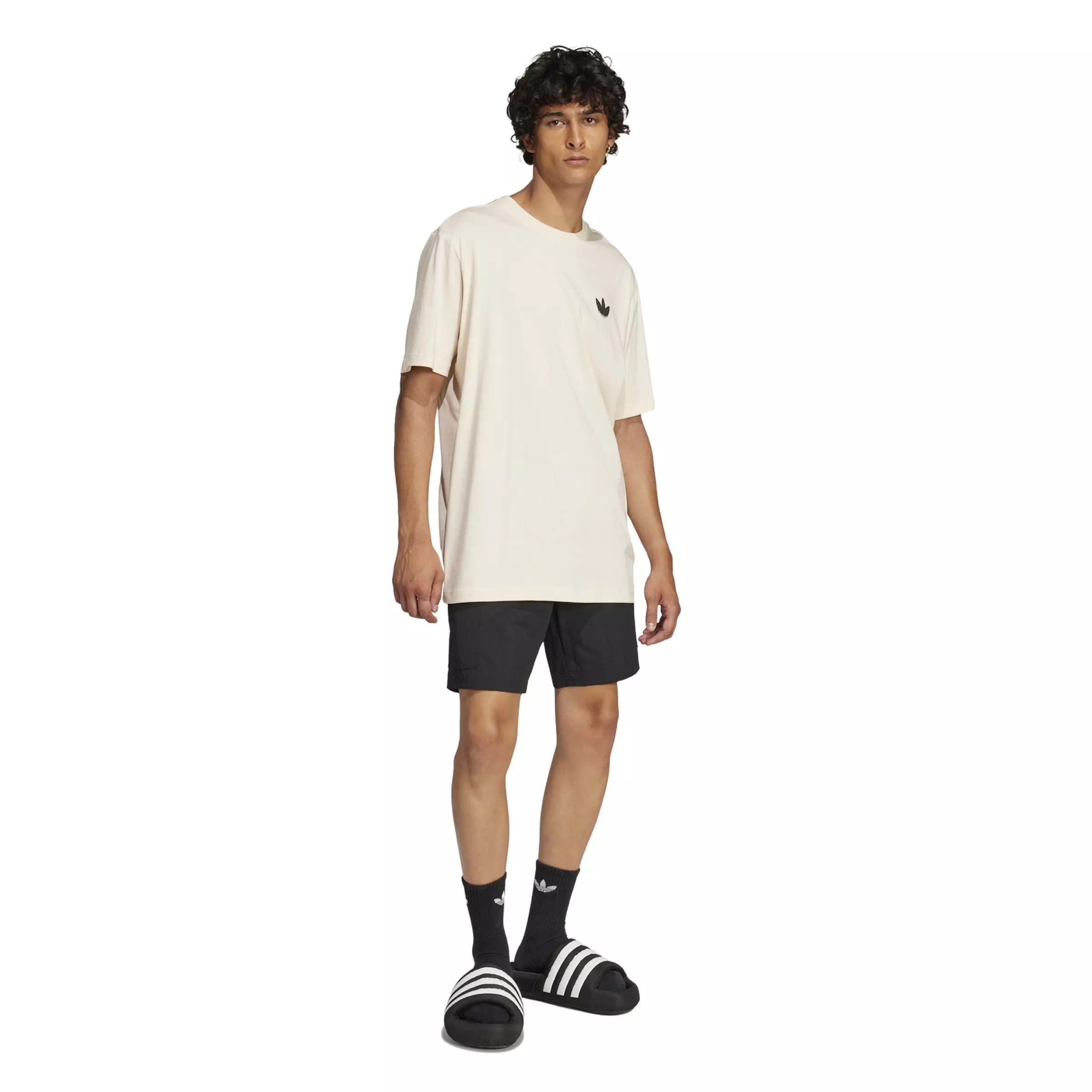 adidas Originals Men's Skeleton Back Tee -White - WHITE