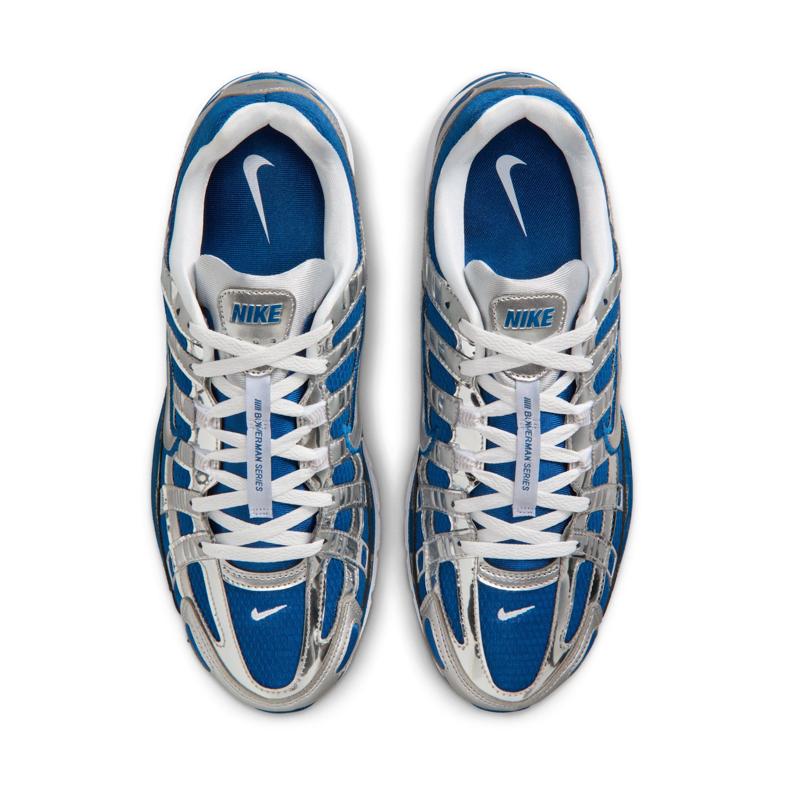 Nike P-6000 "Court Blue/White/Metallic Silver" Men's Shoe - BLUE/WHITE/SILVER Thumbnail View 4