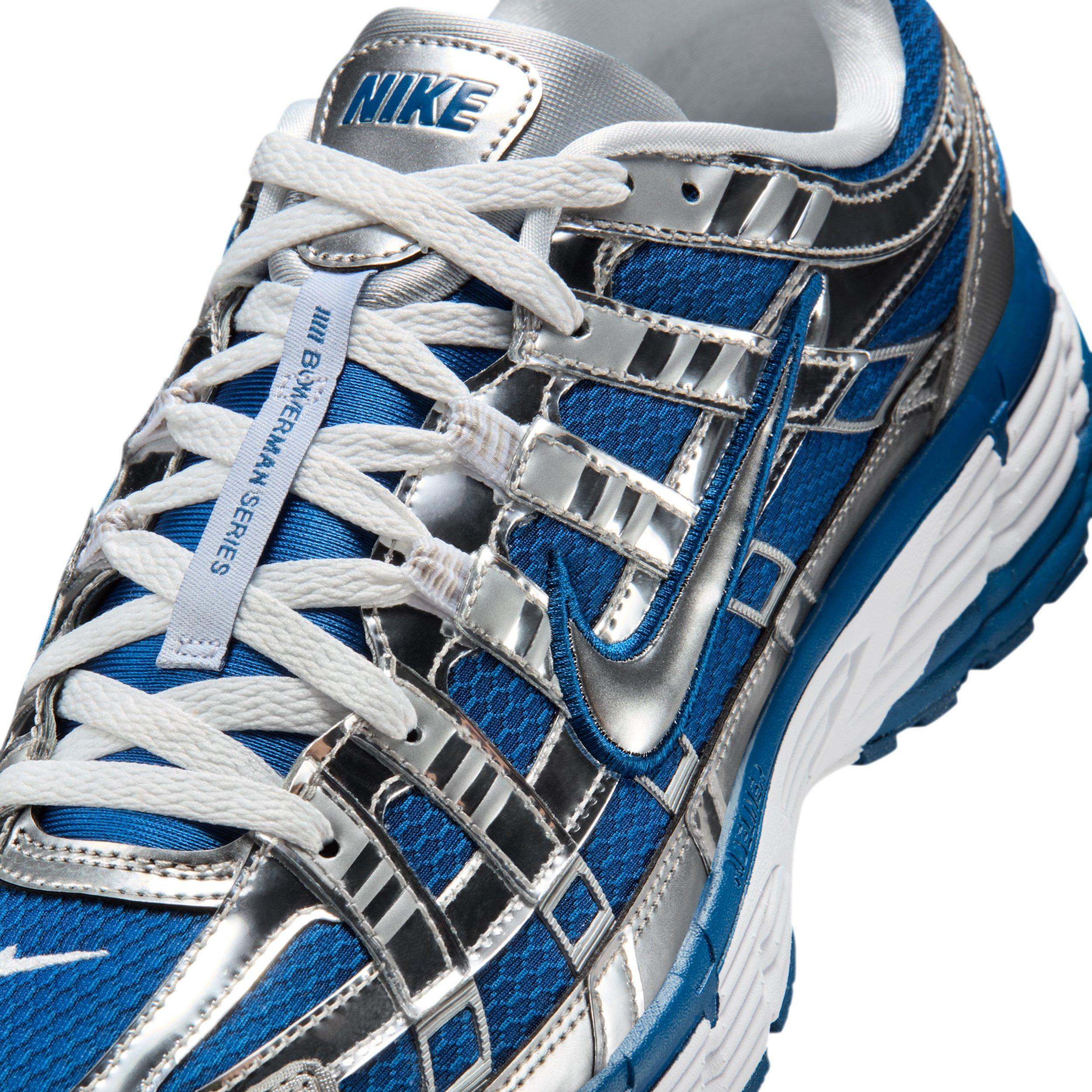 Nike P-6000 "Court Blue/White/Metallic Silver" Men's Shoe - BLUE/WHITE/SILVER Thumbnail View 7