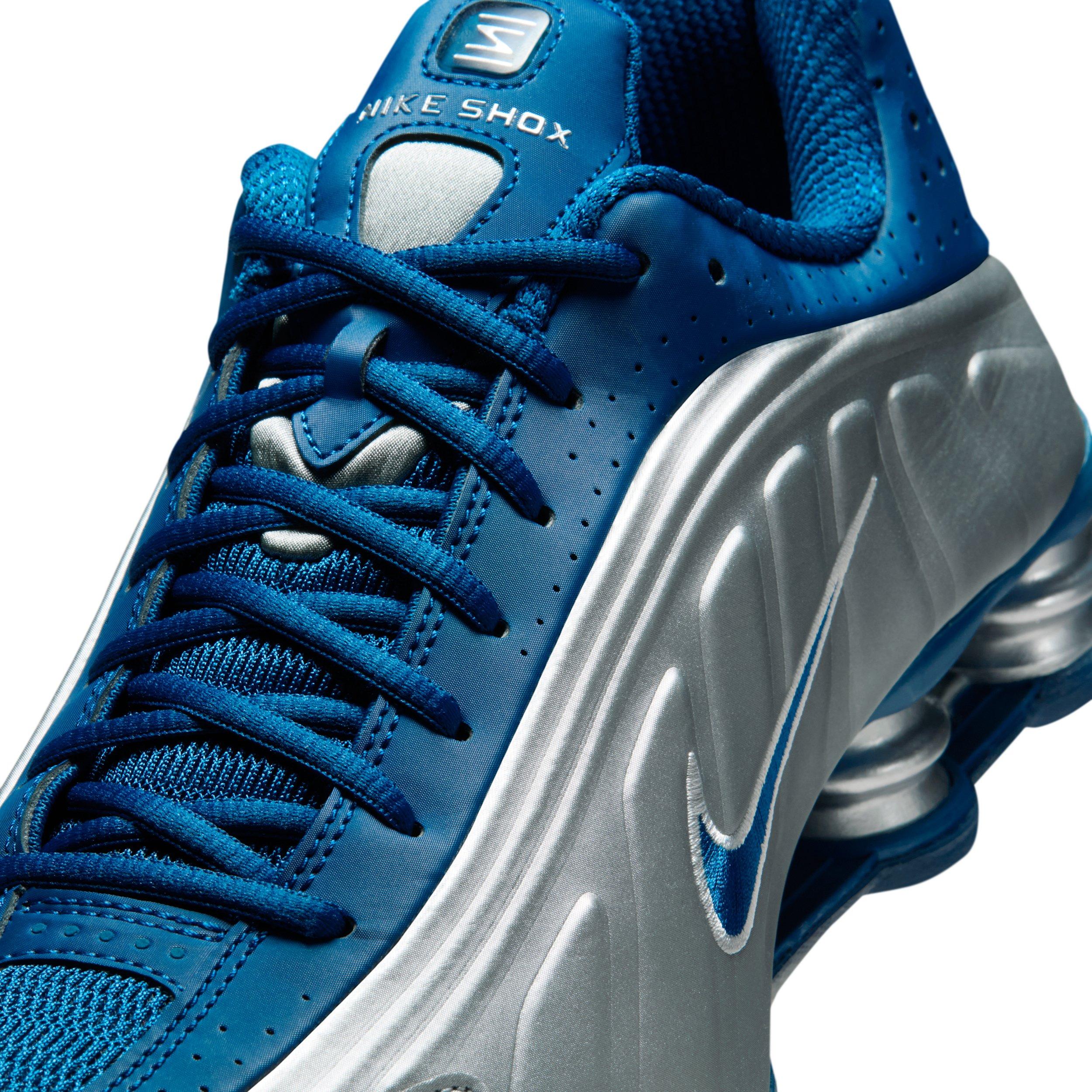 Nike Shox R4 Men's Shoe Court Blue/White | Hibbett
