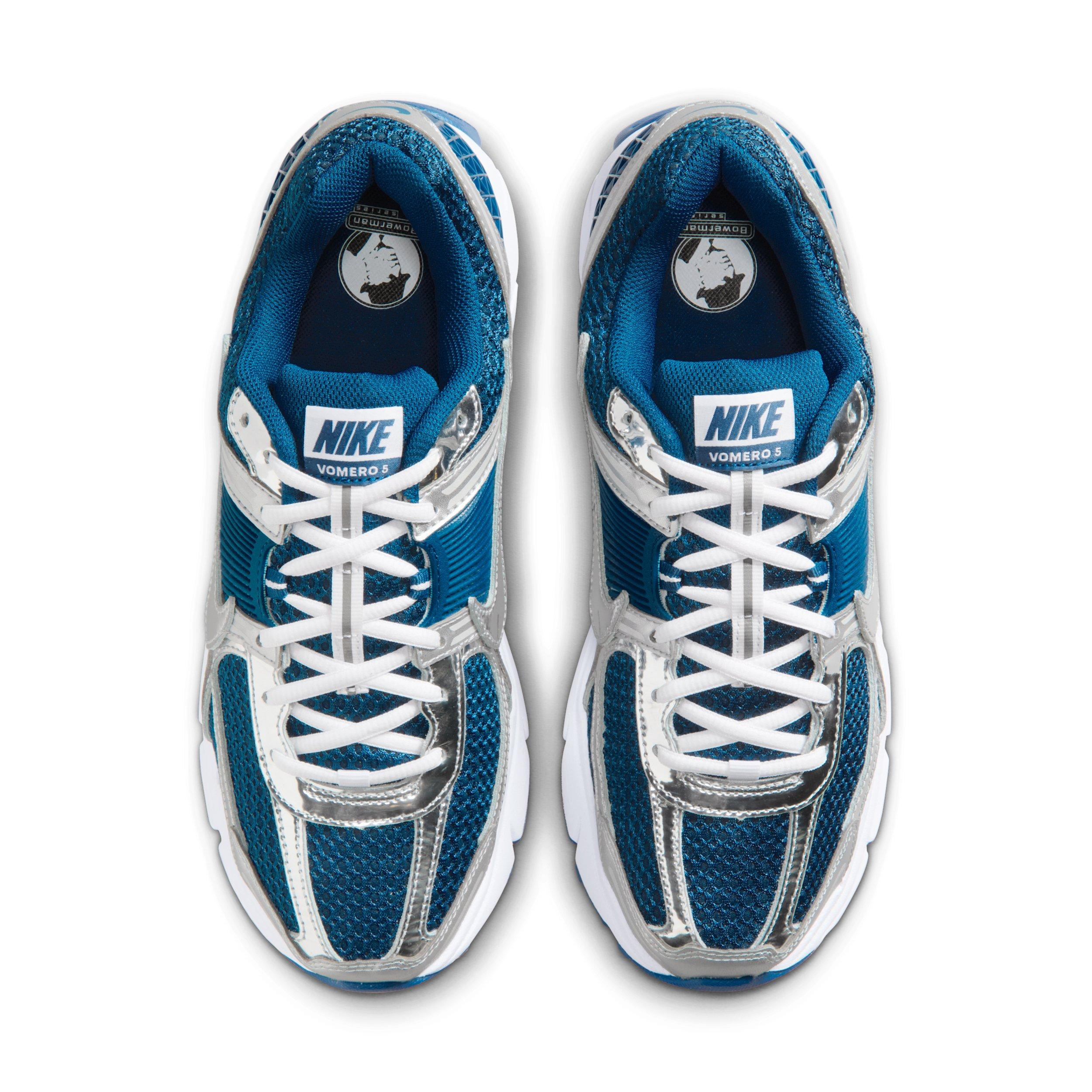 Nike Zoom Vomero 5 "Court Blue/White/Metallic Silver" Men's Shoe - BLUE/WHITE/SILVER Thumbnail View 4