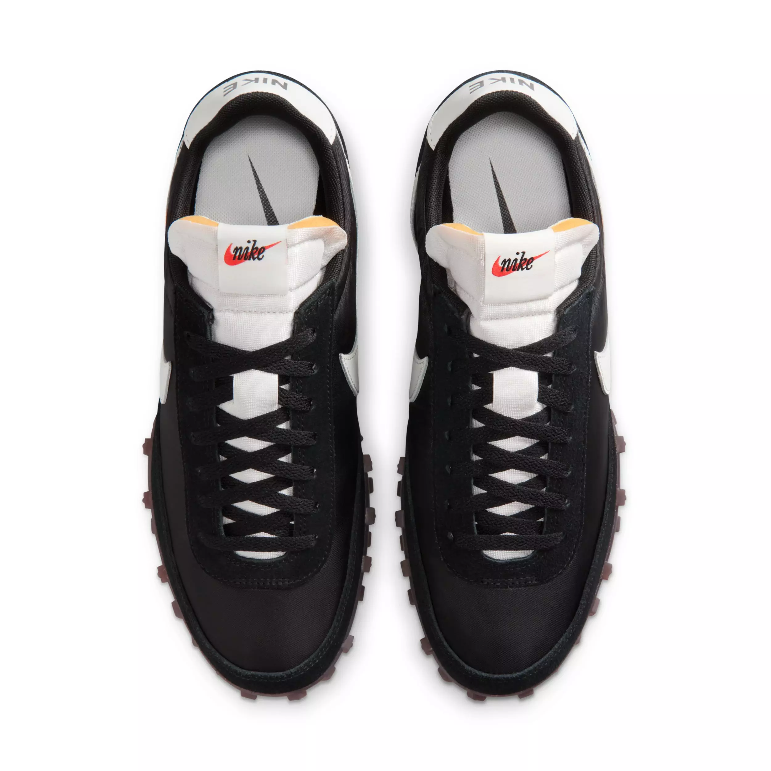 Nike Waffle Racer "Black/Coconut Milk/Gum Dark Brown/Sail" Men's Shoe - BLACK/MILK/DK BROWN/SAIL