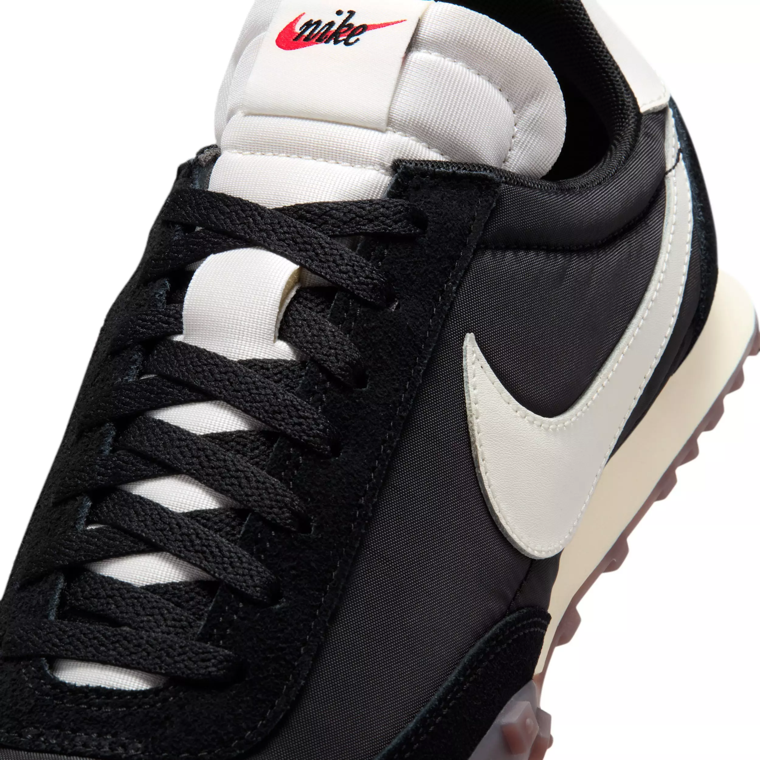 Nike Waffle Racer "Black/Coconut Milk/Gum Dark Brown/Sail" Men's Shoe - BLACK/MILK/DK BROWN/SAIL