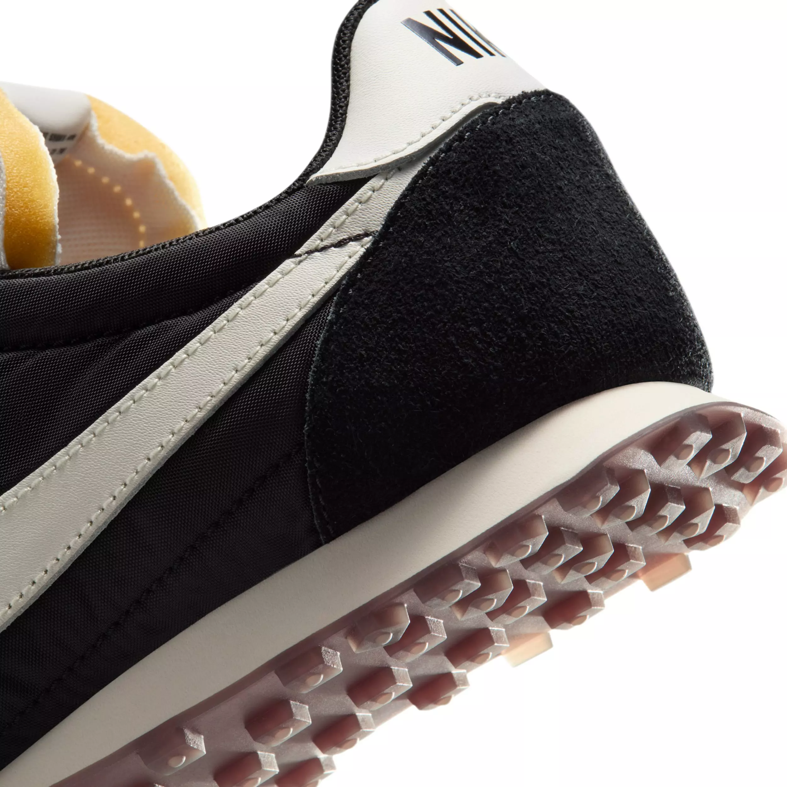 Nike Waffle Racer "Black/Coconut Milk/Gum Dark Brown/Sail" Men's Shoe - BLACK/MILK/DK BROWN/SAIL