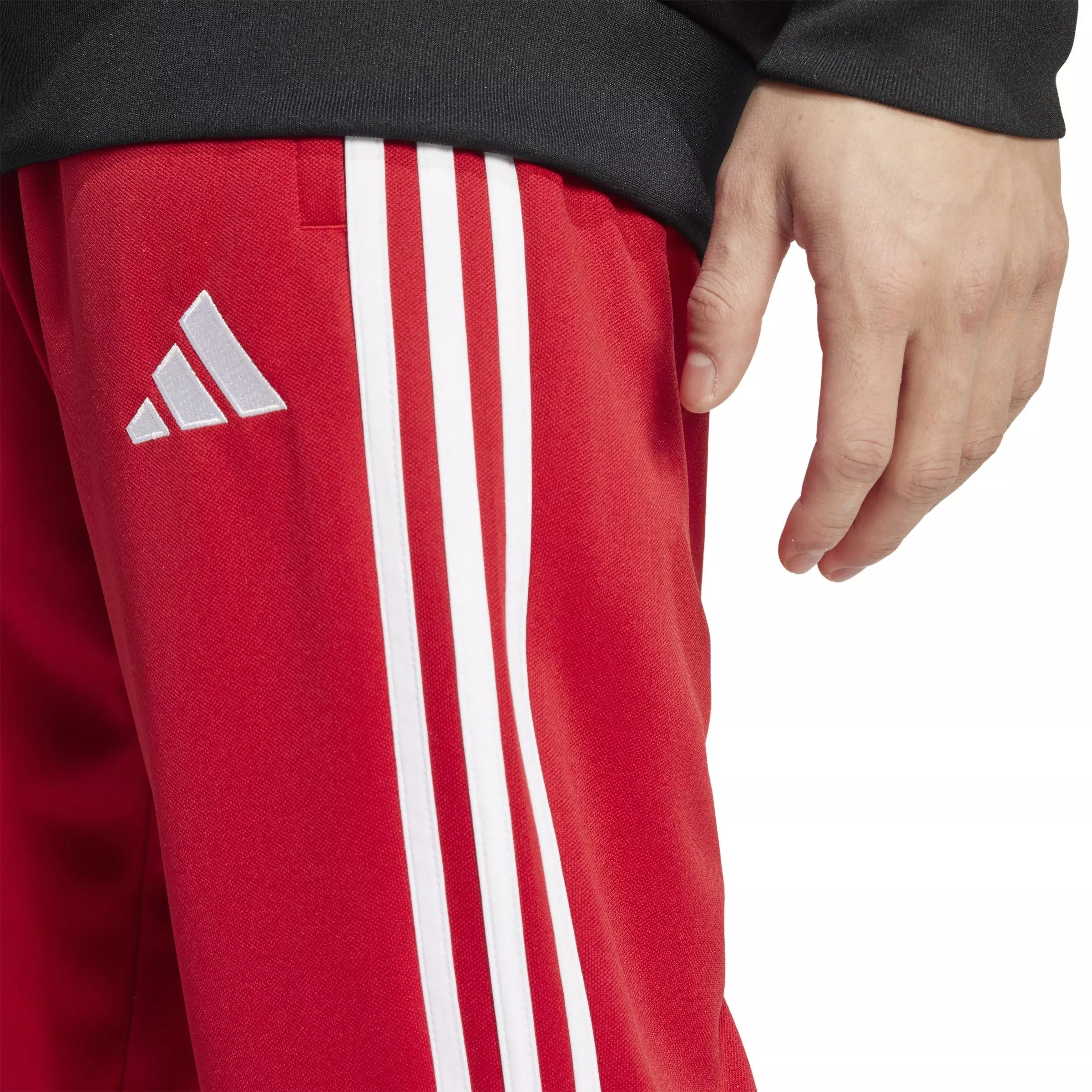 adidas Men's Tiro 25 Essentials Soccer Training Pants - Red/White - RED/WHITE