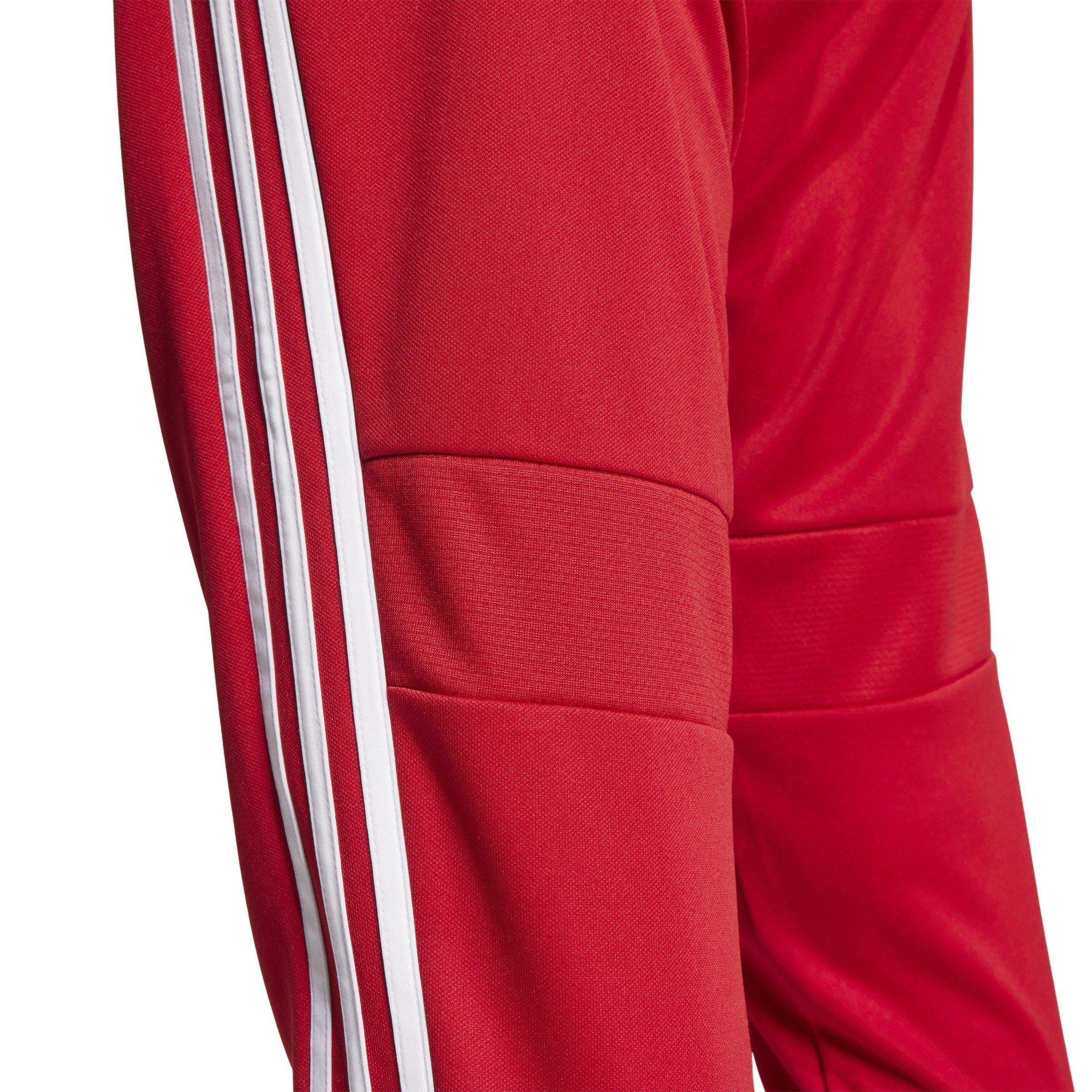 adidas Men's Tiro 25 Essentials Soccer Training Pants - Red/White - RED/WHITE Thumbnail View 4