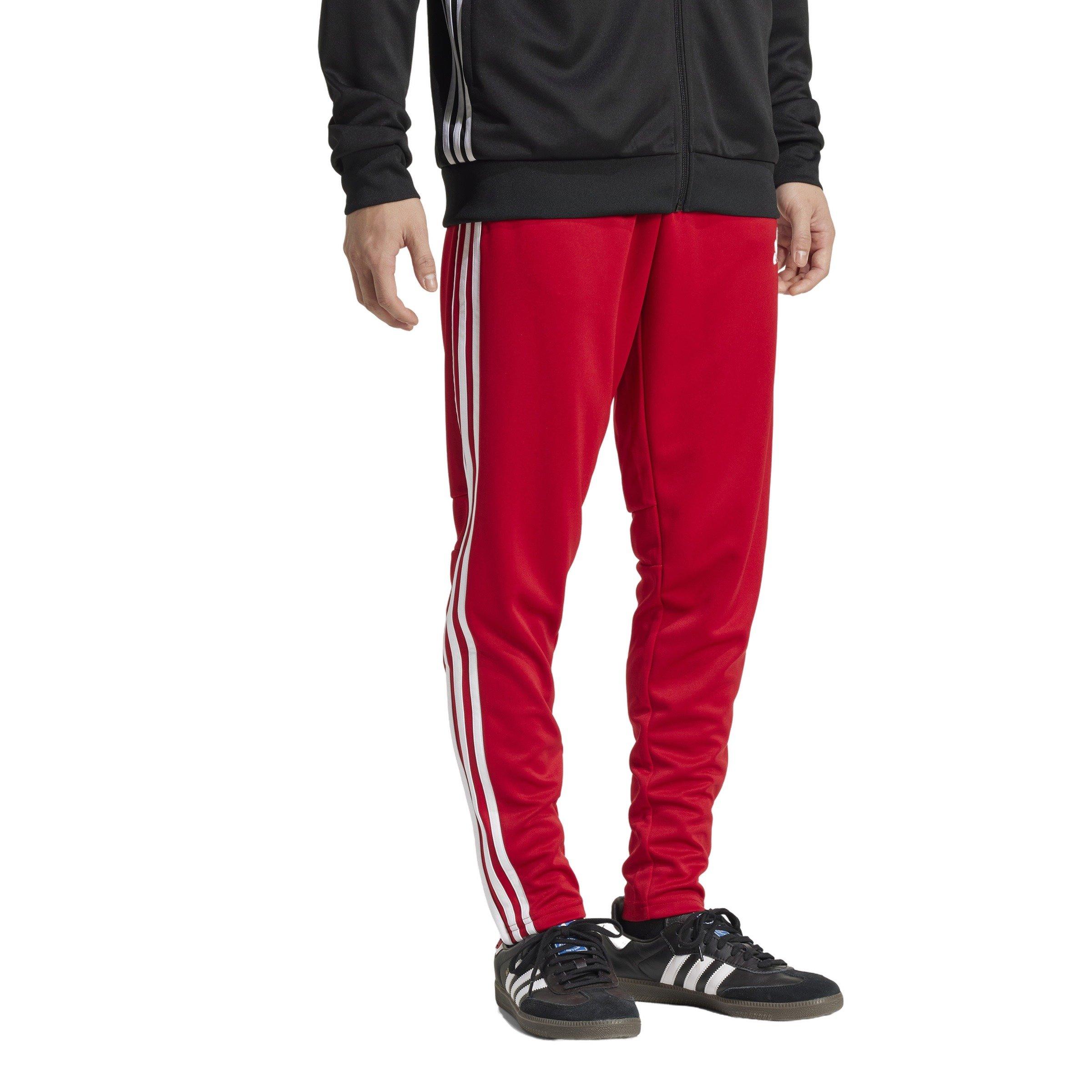 adidas Women's Tiro 25 Essentials Training Tracksuit Bottoms -Red/White - RED/WHITE Thumbnail View 5
