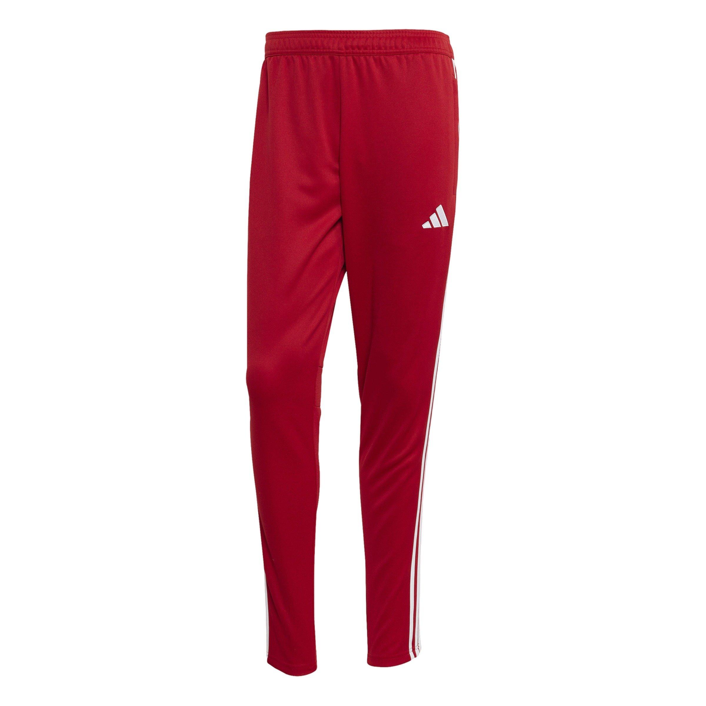 adidas Men's Tiro 25 Essentials Soccer Training Pants - Red/White - RED/WHITE Thumbnail View 6