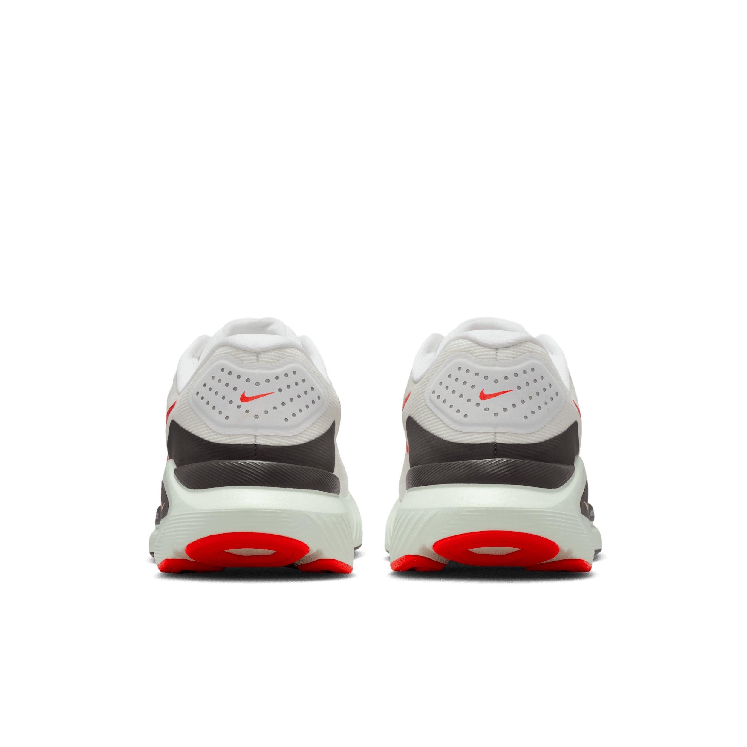 Nike Structure 26 "White/Medium Ash/Spruce Aura/Bright Crimson" Men's Running Shoe - WHITE/MD ASH/SPRUCE/CRIMSON Thumbnail View 5