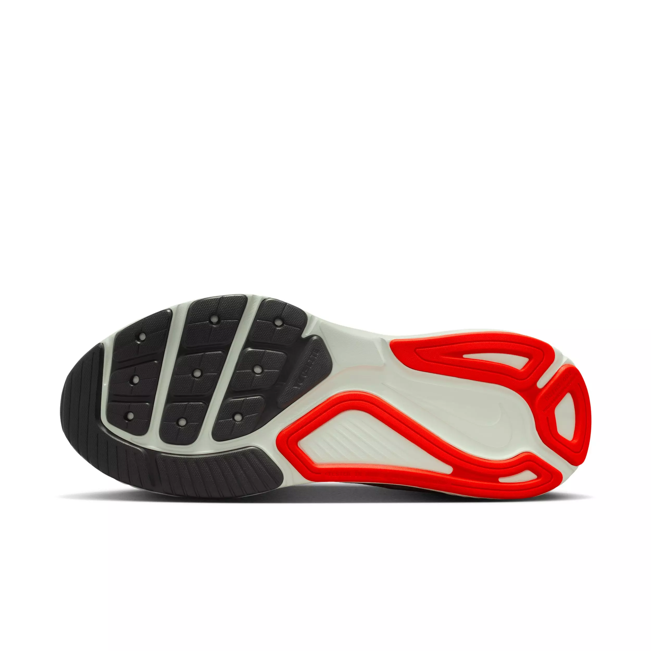 Nike Structure 26 "White/Medium Ash/Spruce Aura/Bright Crimson" Men's Running Shoe - WHITE/MD ASH/SPRUCE/CRIMSON