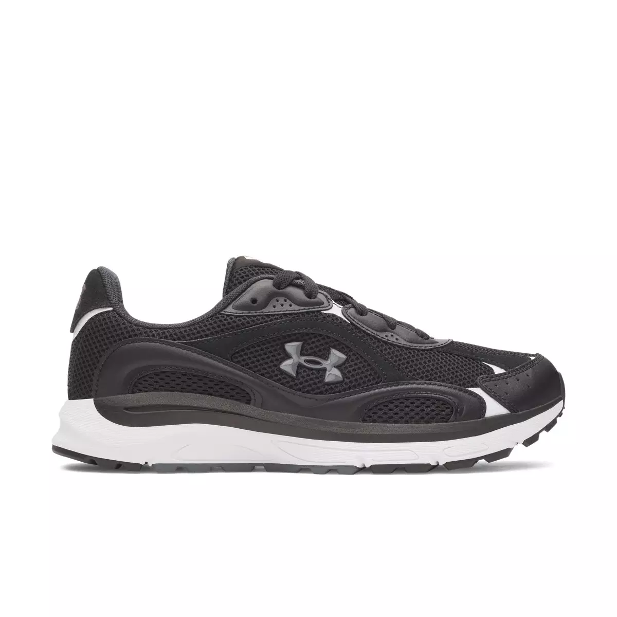 Under Armour Tech Runner "Black/Black/Castlerock" Men's Shoe - BLACK/BLACK/CASTLEROCK