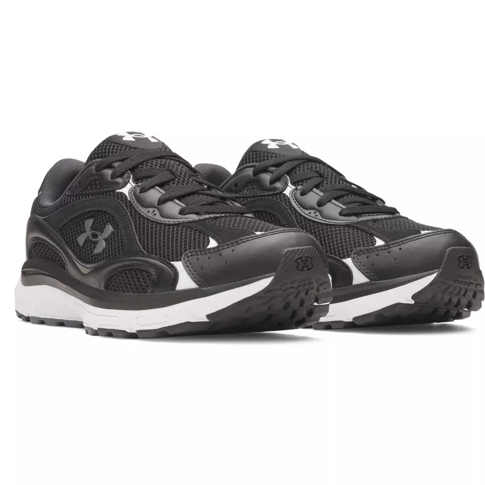 Under Armour Tech Runner "Black/Black/Castlerock" Men's Shoe - BLACK/BLACK/CASTLEROCK