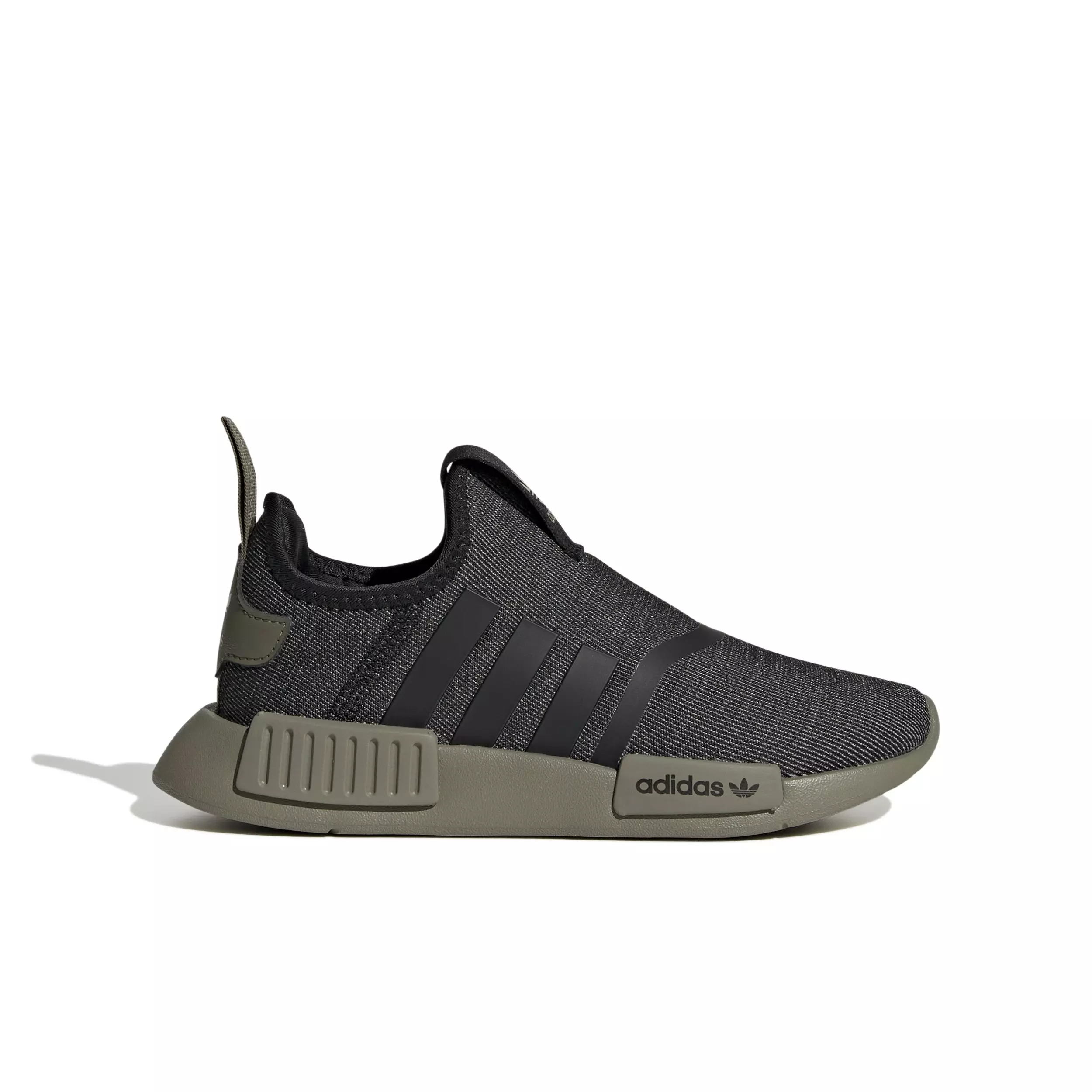 adidas Originals NMD 360 "Core Black/Core Black/Focus Olive" Preschool Boys' Shoe - BLACK/BLACK/OLIVE