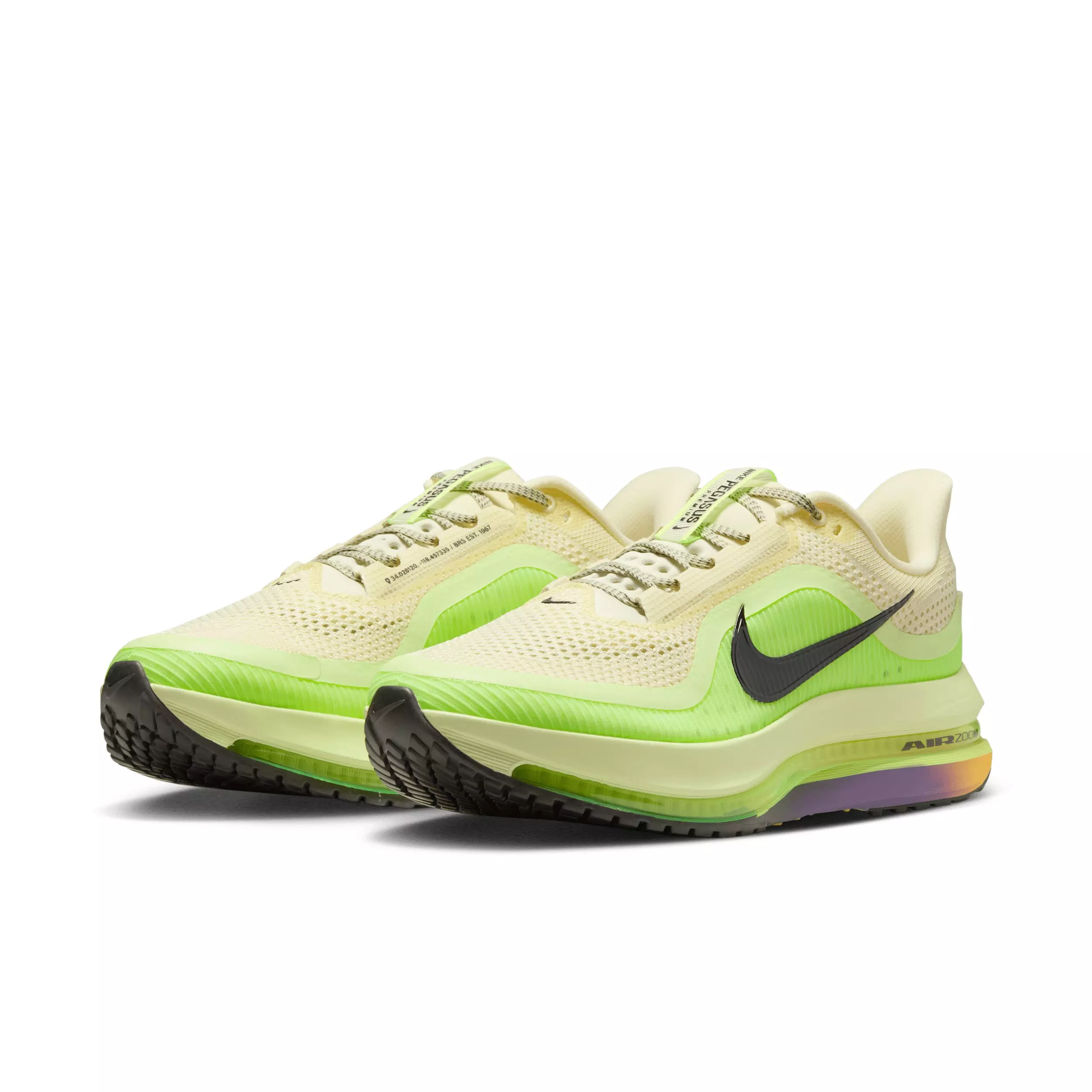 Nike Pegasus Premium "Alabaster/Barely Volt/Volt Ice/Black" Men's Running Shoe - ALABASTER/VOLT/VOLT/BLACK