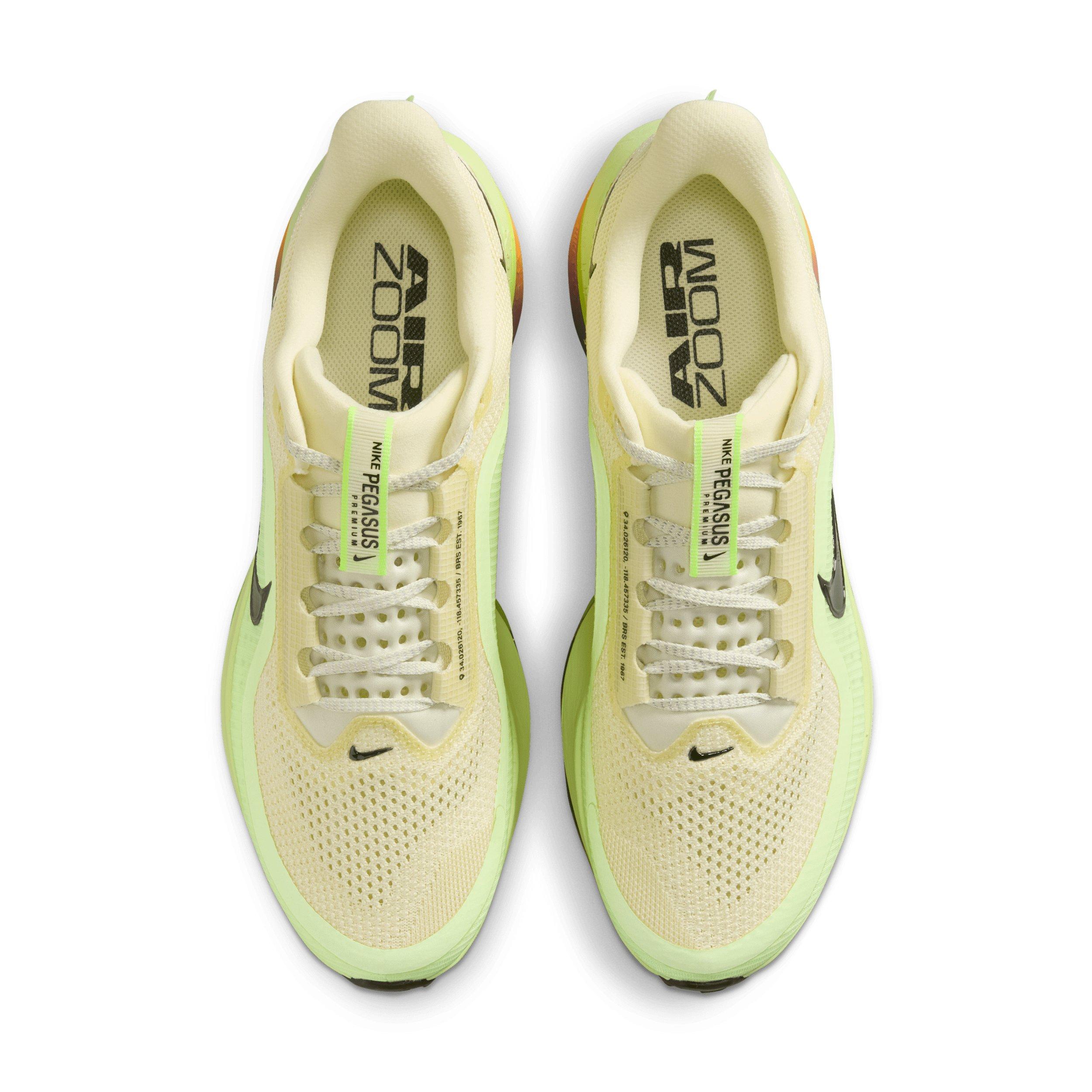 Nike Pegasus Premium "Alabaster/Barely Volt/Volt Ice/Black" Men's Running Shoe - ALABASTER/VOLT/VOLT/BLACK Thumbnail View 4