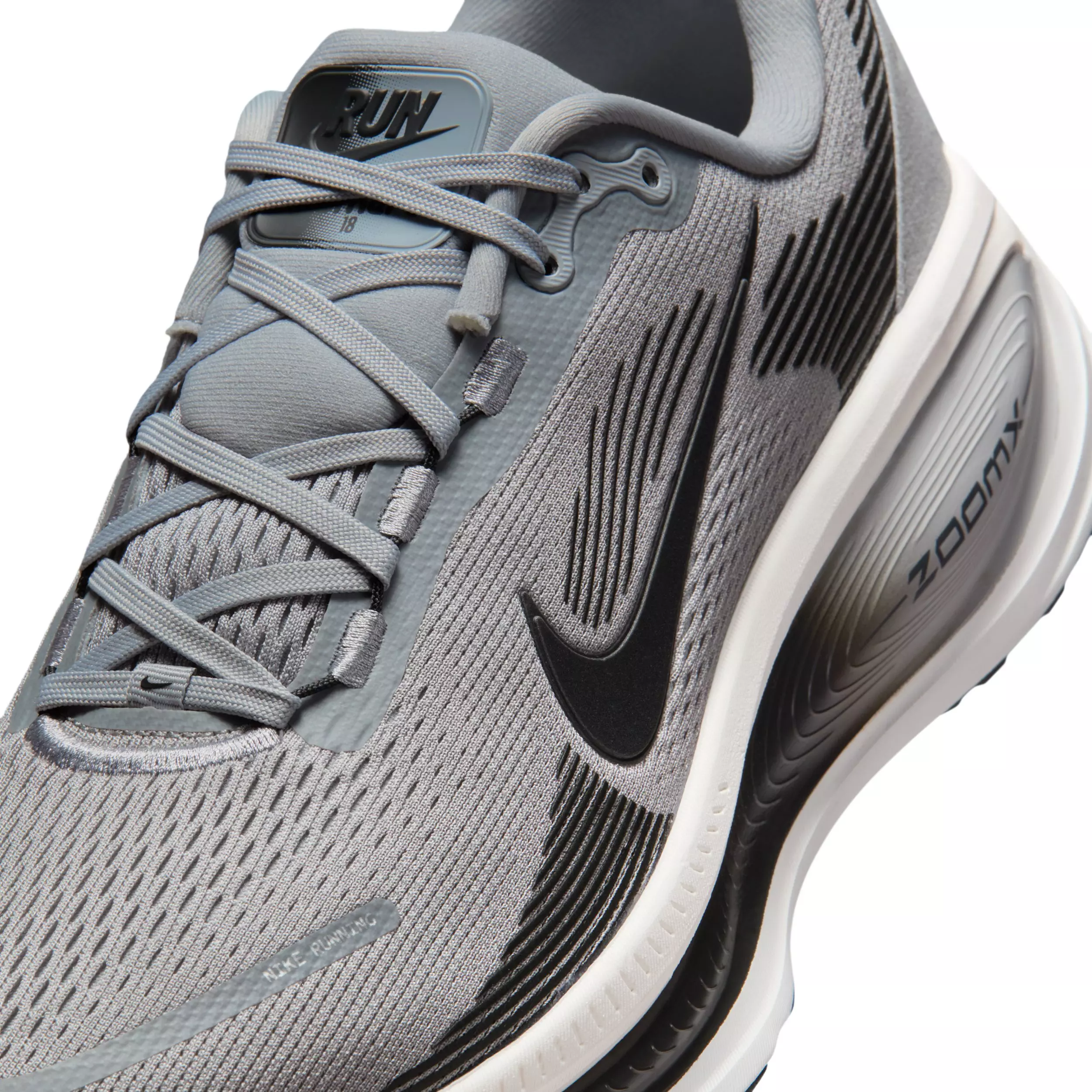 Nike Vomero 18 "Wolf Grey/Pure Platinum/Summit White/Anthracite" Men's Running Shoe - GREY/PLATINUM/WHITE/ANTHRACITE