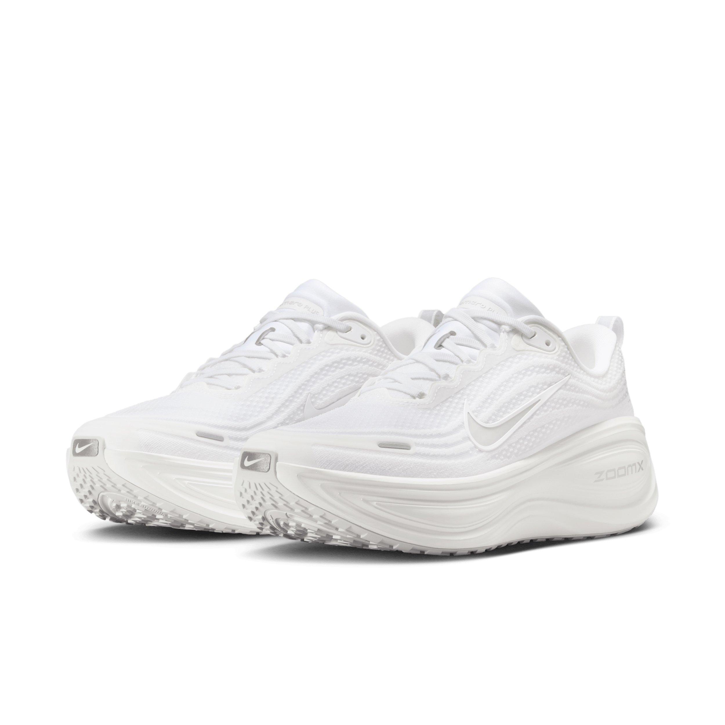 Nike Vomero Plus "White/Photon Dust/Metallic Silver/Summit White" Men's Running Shoe - WHITE/DUST/SILVER/WHITE Thumbnail View 3