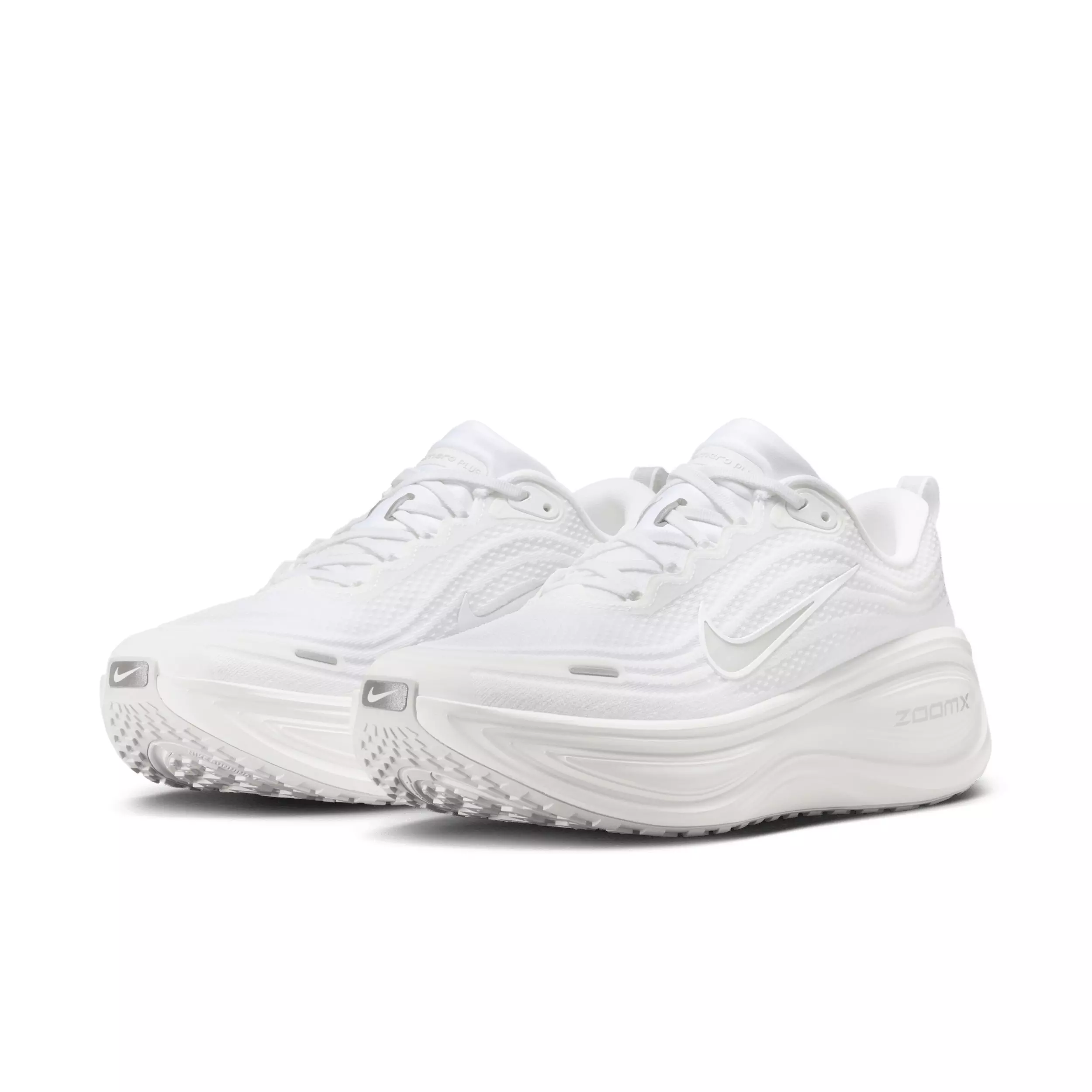 Nike Vomero Plus "White/Photon Dust/Metallic Silver/Summit White" Men's Running Shoe - WHITE/DUST/SILVER/WHITE