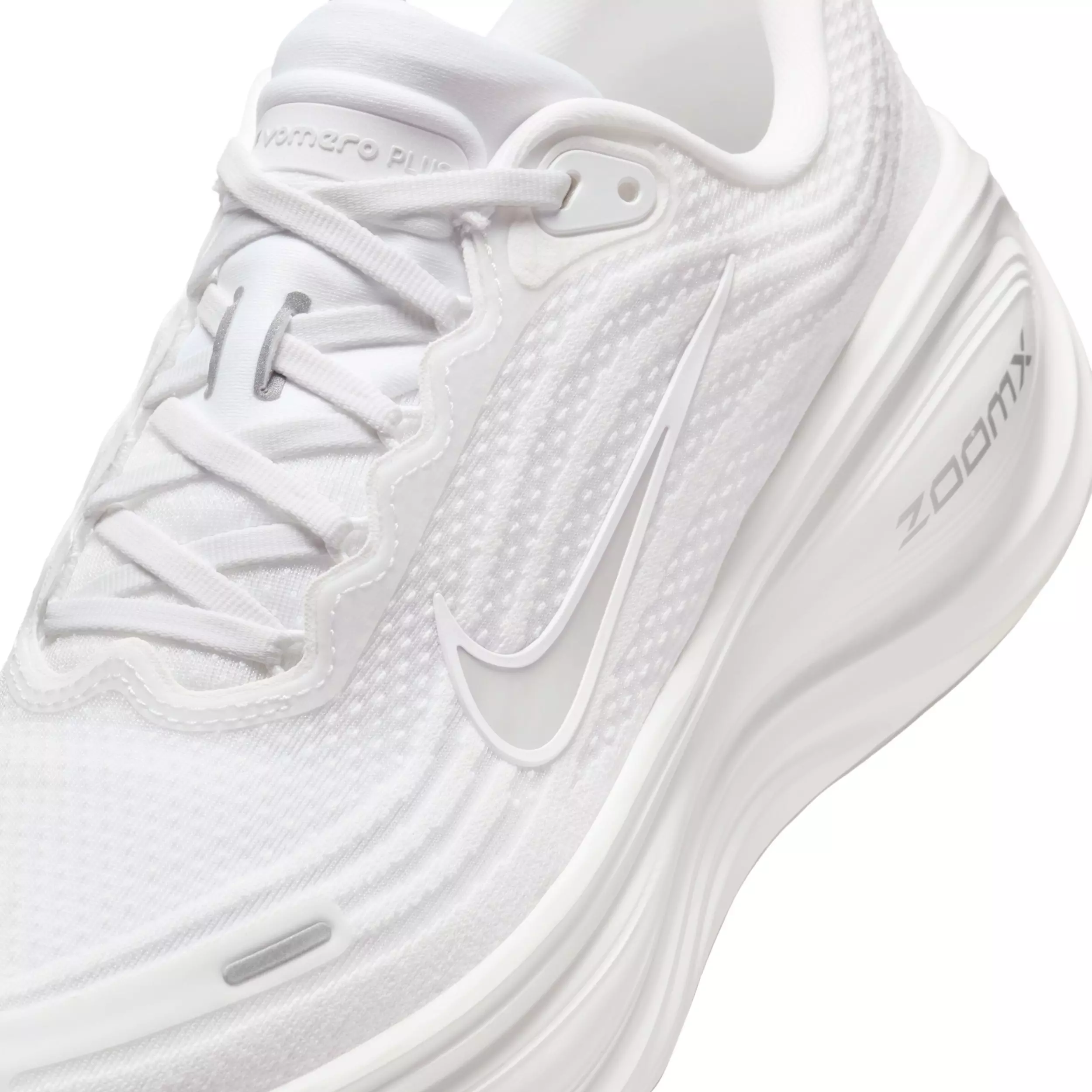 Nike Vomero Plus "White/Photon Dust/Metallic Silver/Summit White" Men's Running Shoe - WHITE/DUST/SILVER/WHITE