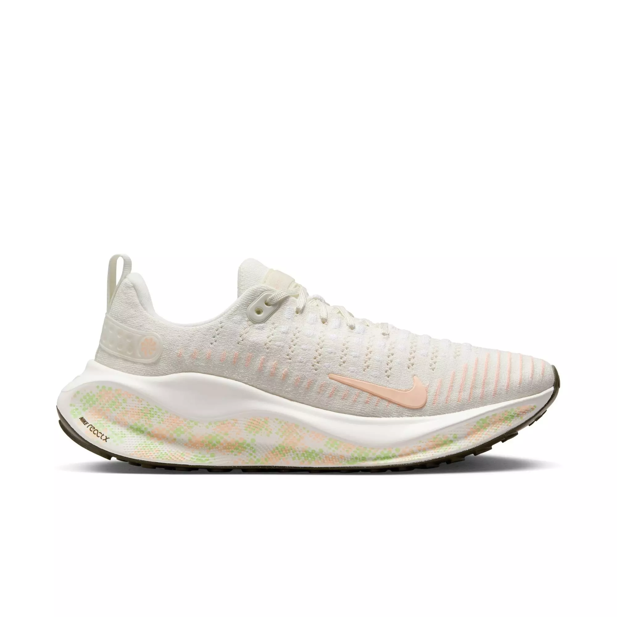 Nike InfinityRN 4 "White/Lt Peach/Green" Women's Running Shoe - WHITE/LT PEACH/GREEN