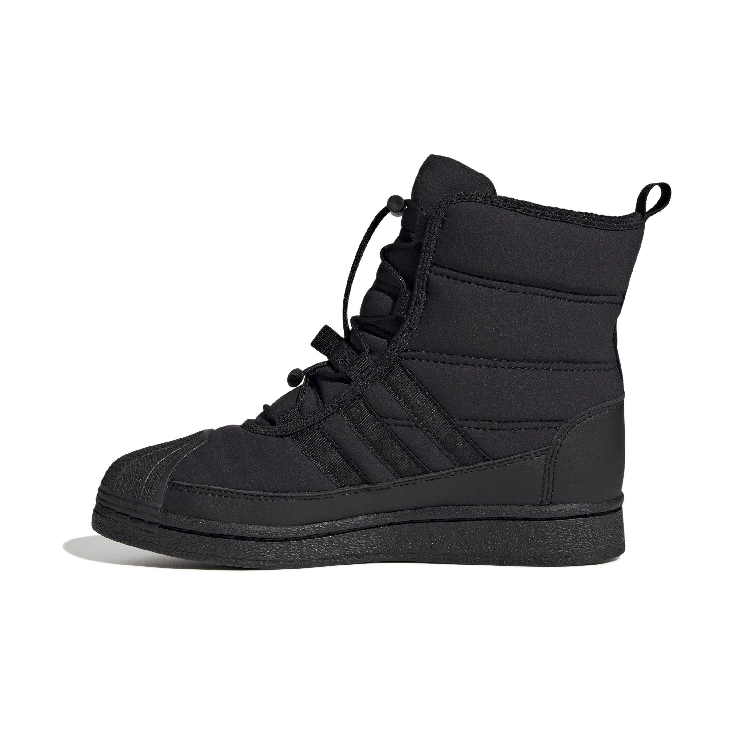 adidas Originals Superstar "Core Black/Core Black/Ftwr White" Grade School Boys' Boot - BLACK/BLACK/WHITE Thumbnail View 2