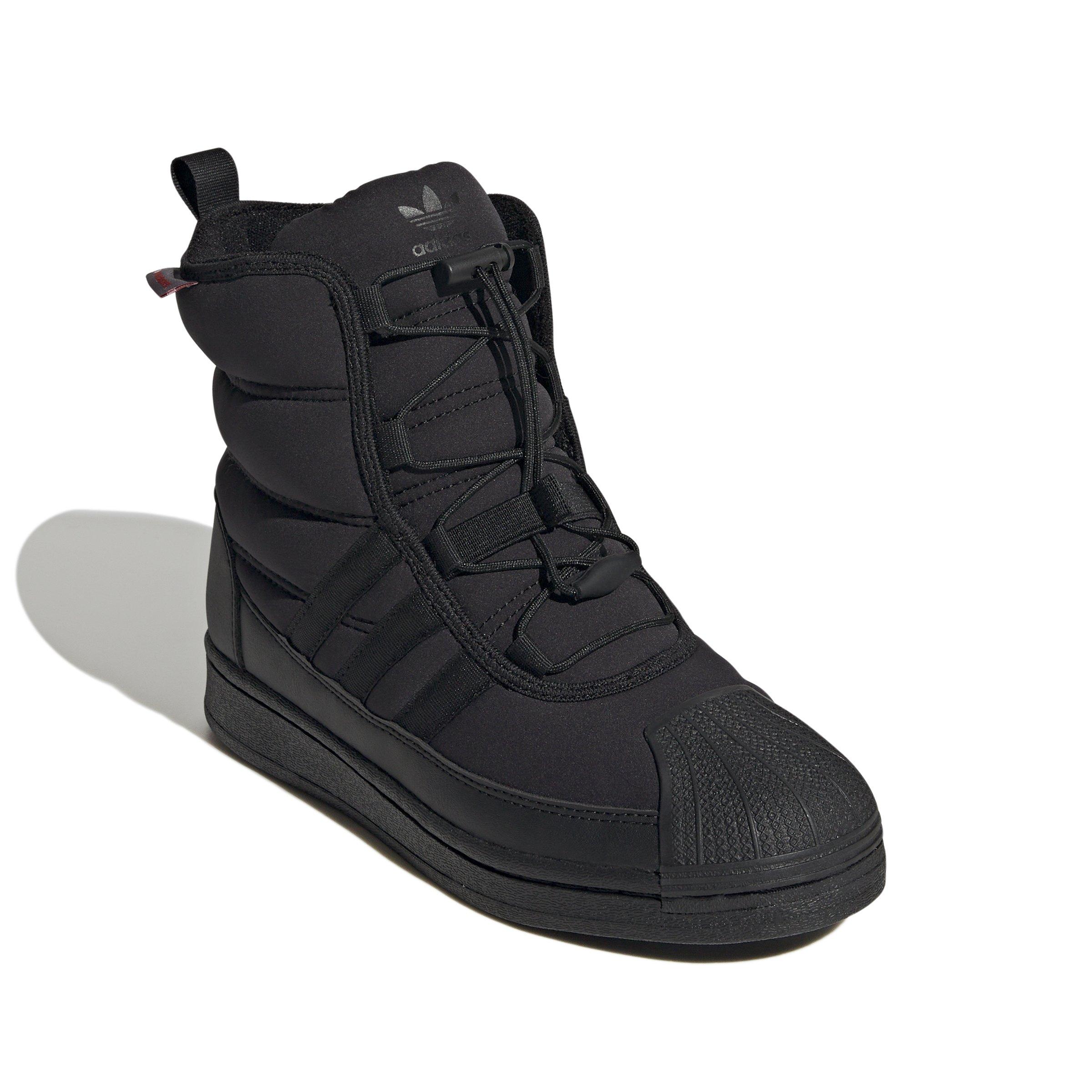 adidas Originals Superstar "Core Black/Core Black/Ftwr White" Grade School Boys' Boot - BLACK/BLACK/WHITE Thumbnail View 3