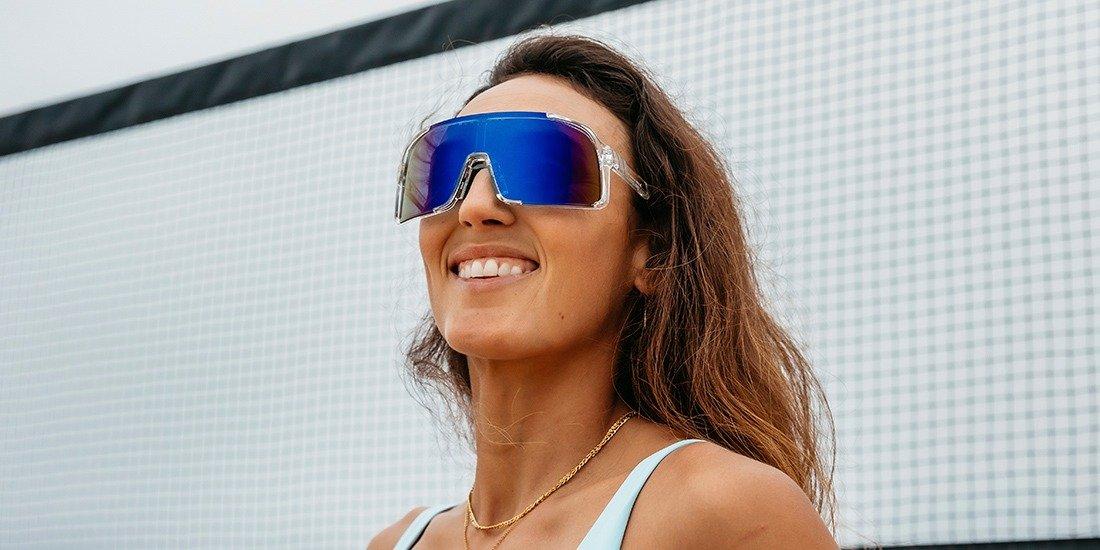 Blenders Expos&eacute; Wave Dover Sunglasses - DK BLUE Thumbnail View 6