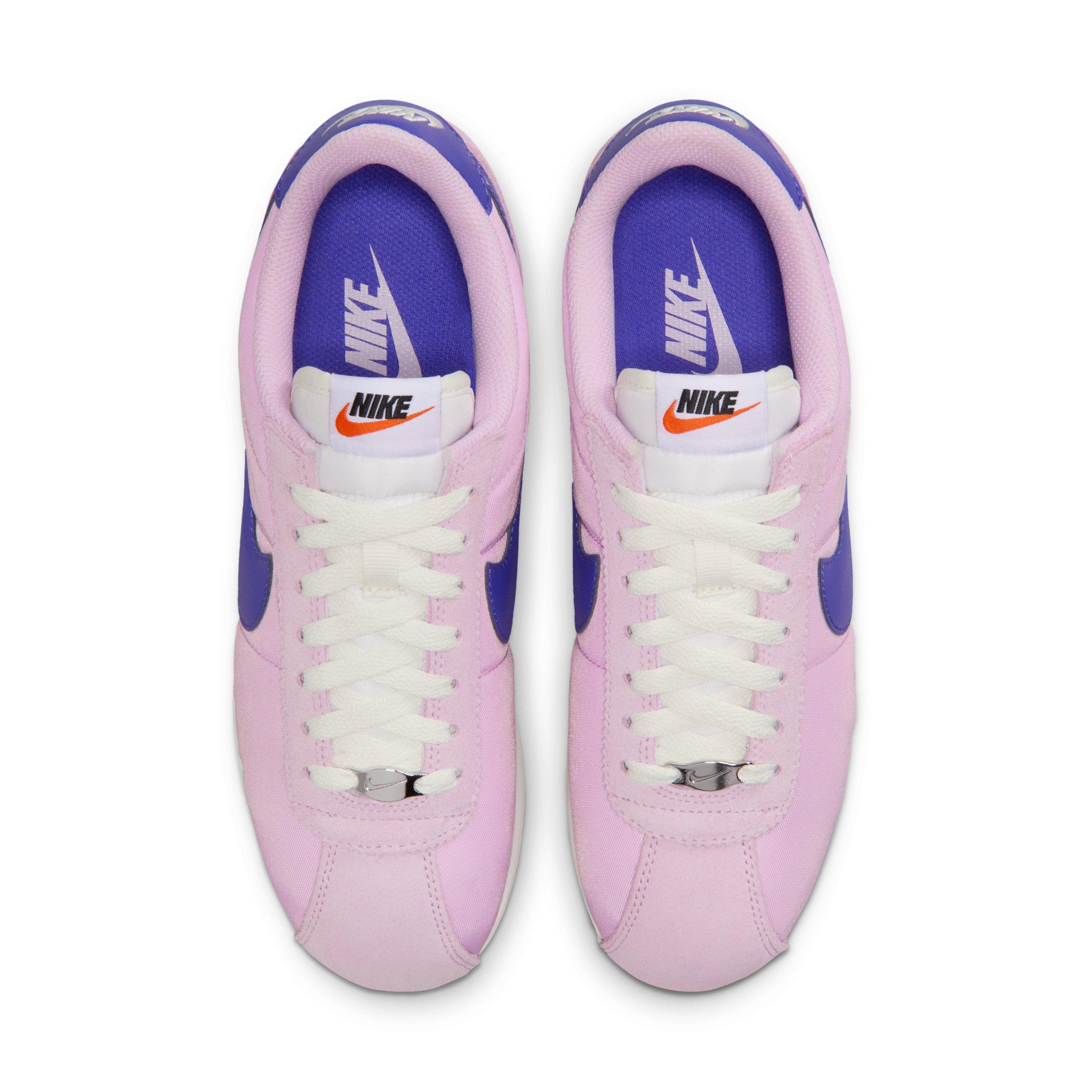 Nike Cortez Textile "Light Arctic Pink/Sail/Paramount Blue" Women's Shoe - LT PINK/SAIL/BLUE Thumbnail View 4