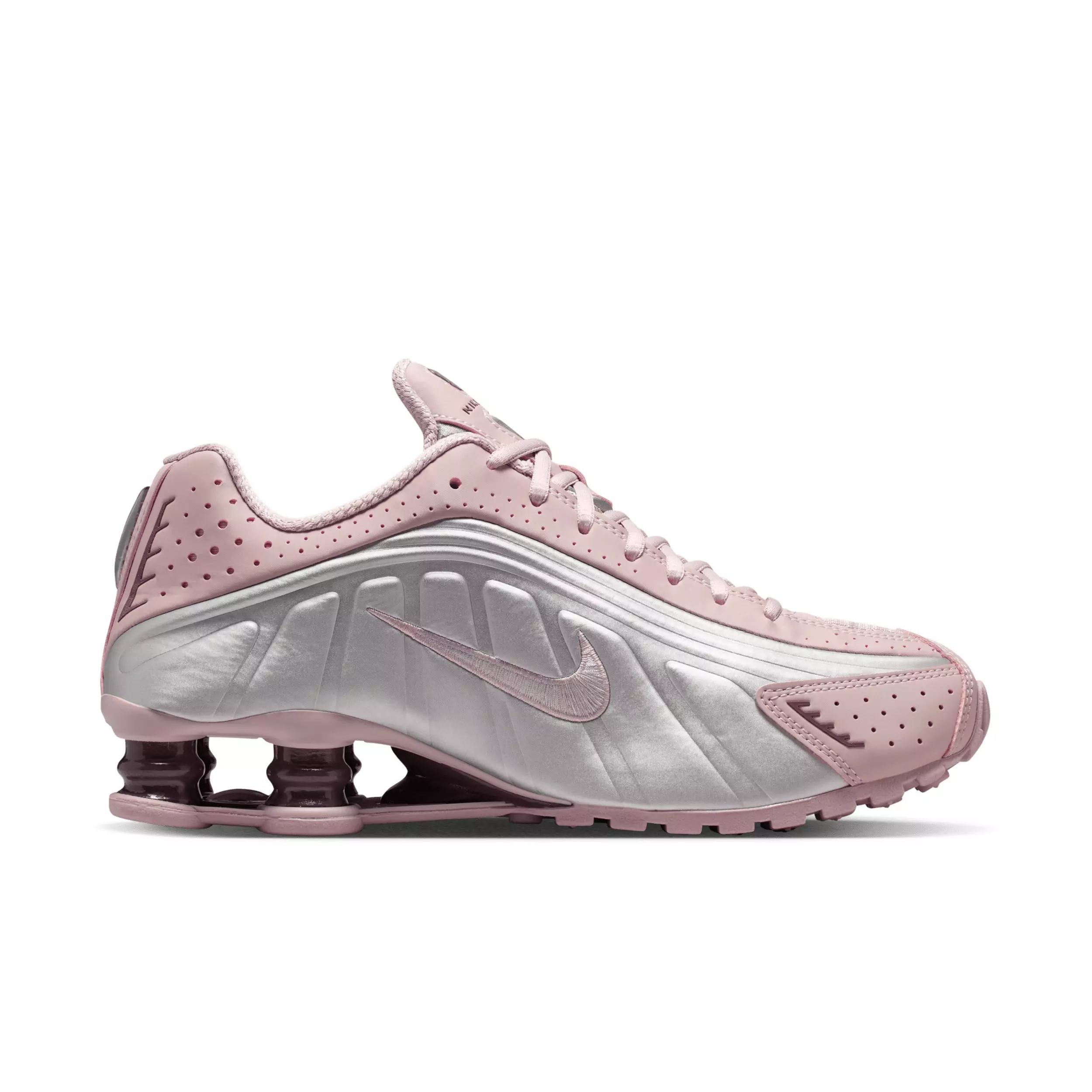 Nike Shox R4 "Particle Rose/Tattoo/Metallic Silver" Women's Shoe - ROSE/TATTOO/SILVER