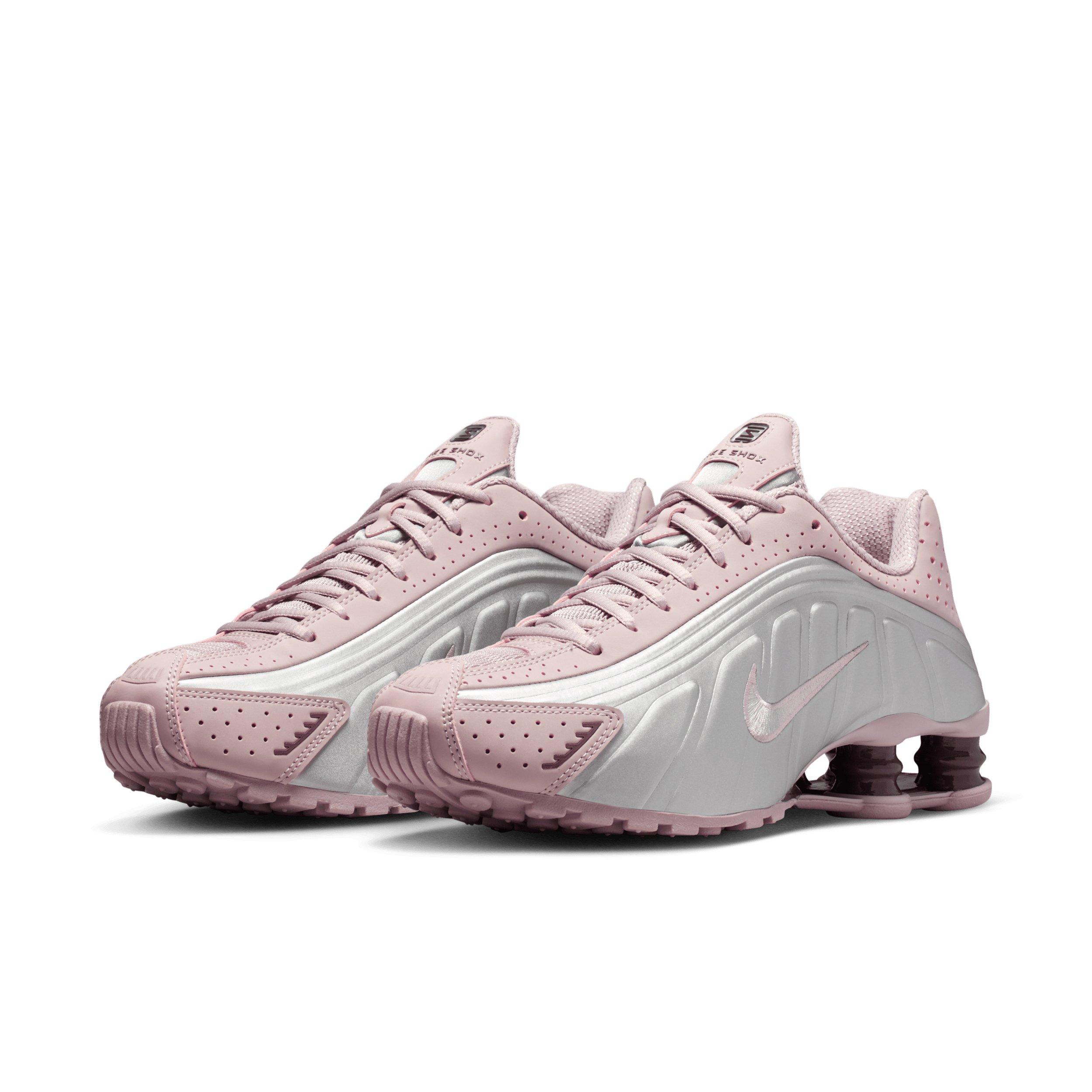 Nike Shox R4 "Particle Rose/Tattoo/Metallic Silver" Women's Shoe - ROSE/TATTOO/SILVER Thumbnail View 3