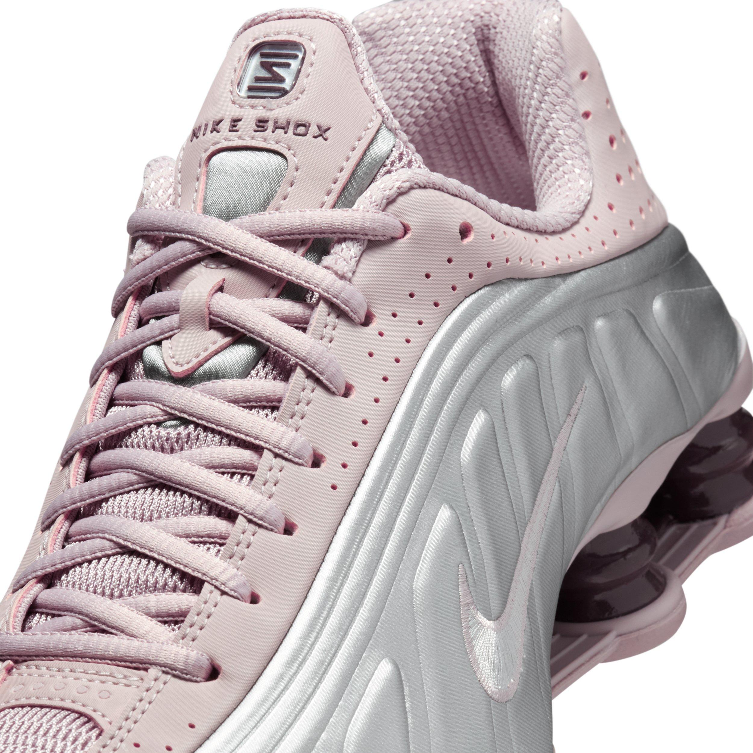 Nike Shox R4 "Particle Rose/Tattoo/Metallic Silver" Women's Shoe - ROSE/TATTOO/SILVER Thumbnail View 7