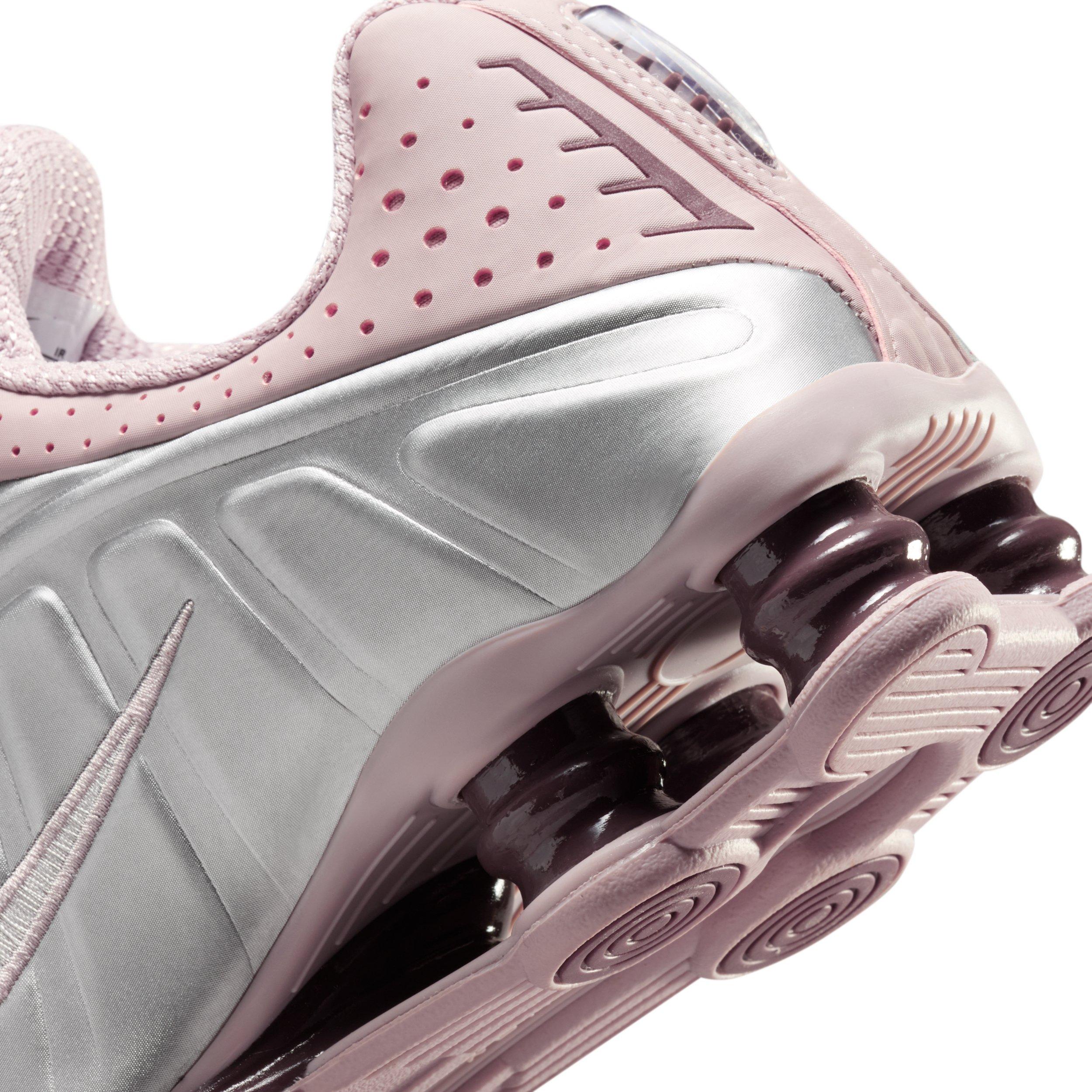 Nike Shox R4 "Particle Rose/Tattoo/Metallic Silver" Women's Shoe - ROSE/TATTOO/SILVER Thumbnail View 8