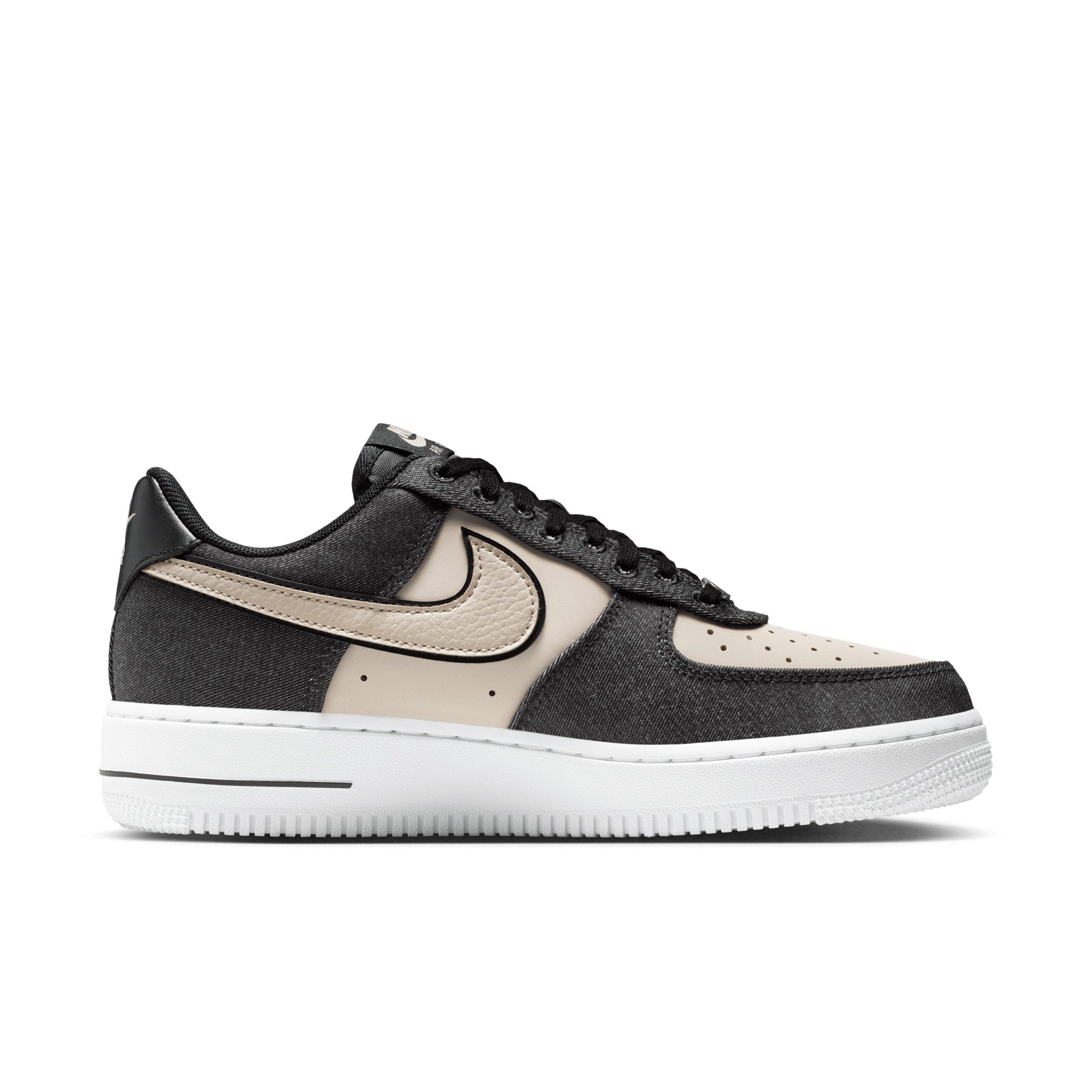 Nike Air Force 1 ベージュ/ブラック Nike Air Force 1 '07 SE Women's Shoe Black | Hibbett