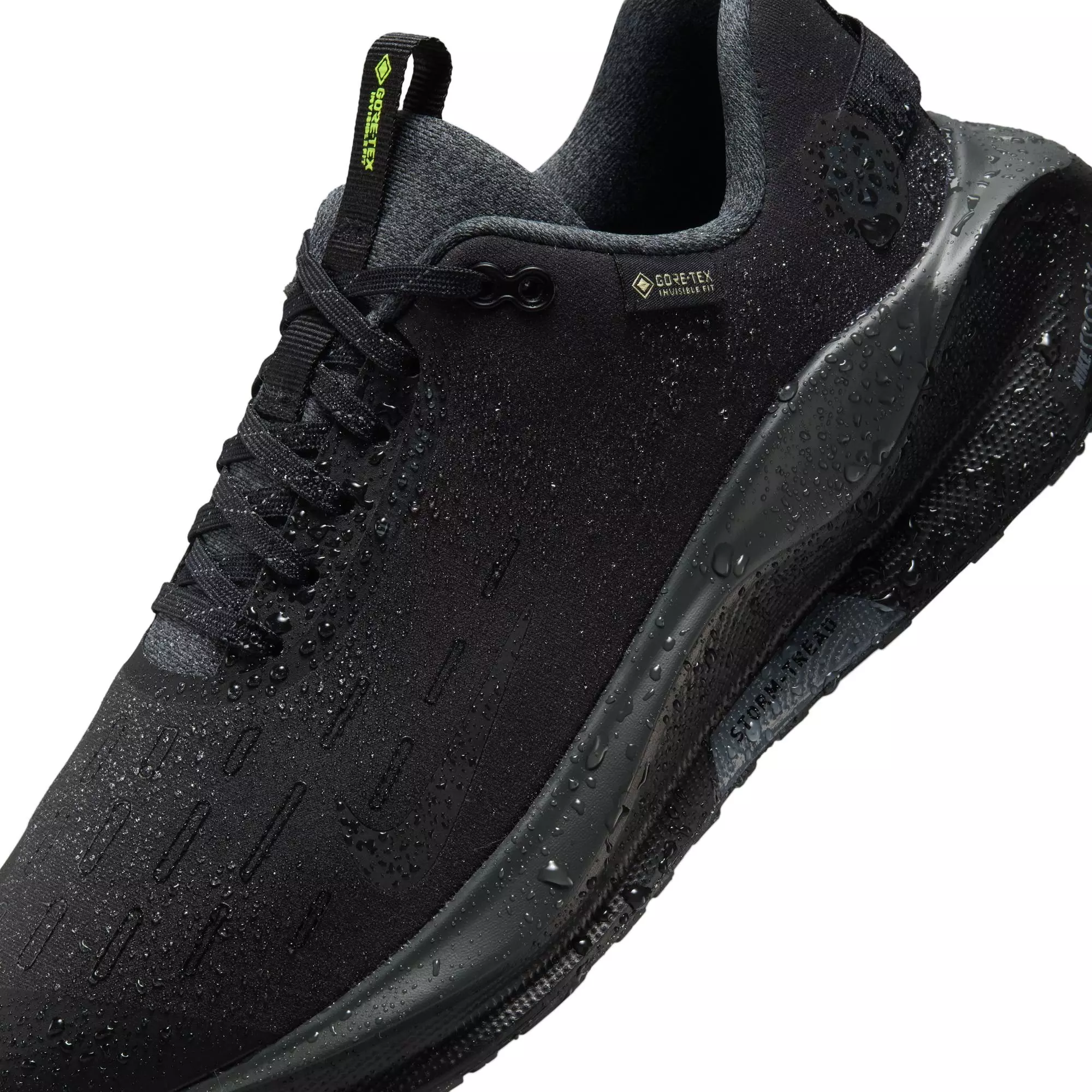 Nike InfinityRN 4 GORE-TEX "Black/Volt/Dark Grey/Anthracite" Women's Running Shoe - BLACK/VOLT/DK GREY/ANTHRACITE