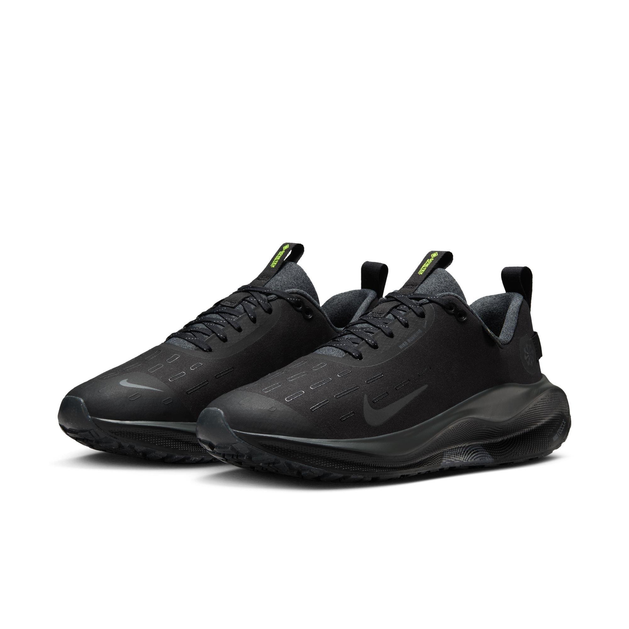Nike InfinityRN 4 GORE-TEX "Black/Volt/Dark Grey/Anthracite" Women's Running Shoe - BLACK/VOLT/DK GREY/ANTHRACITE Thumbnail View 3
