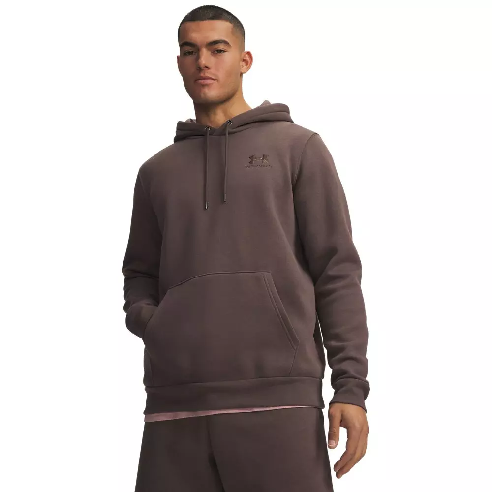 Under Armour Men's Icon Fleece Hoodie - Brown - BROWN