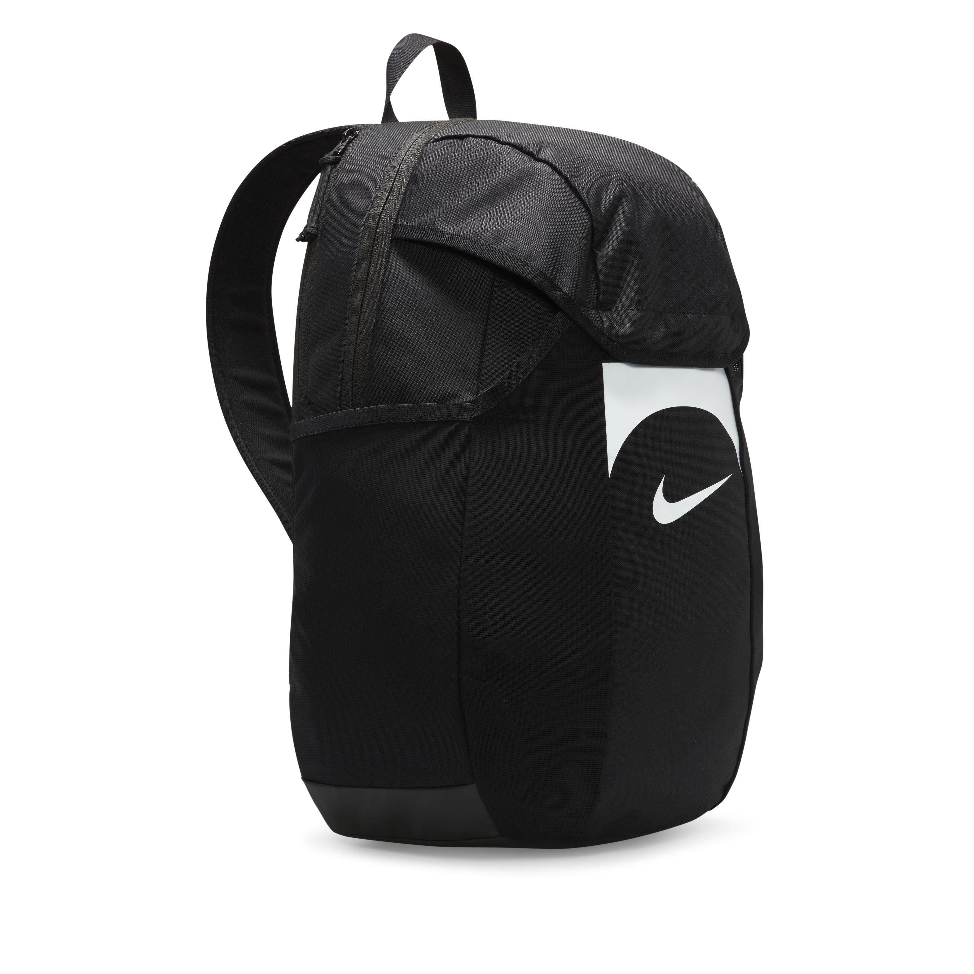nike academy team soccer backpack stores : Sports & Outdoors while mesh on the bag allows breathability and ventilation on good weather days Nike Academy Team Backpack-Black