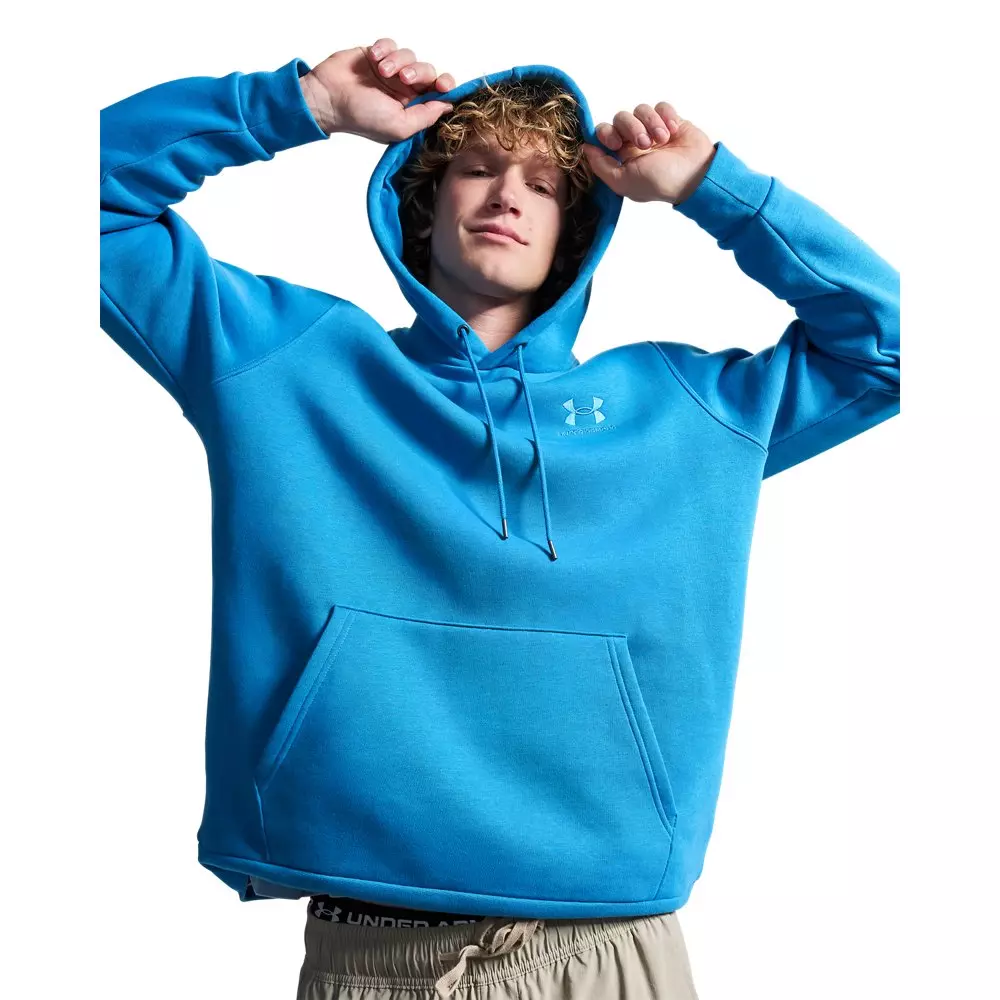 Under Armour Men's Icon Fleece Hoodie - Blue - BLUE