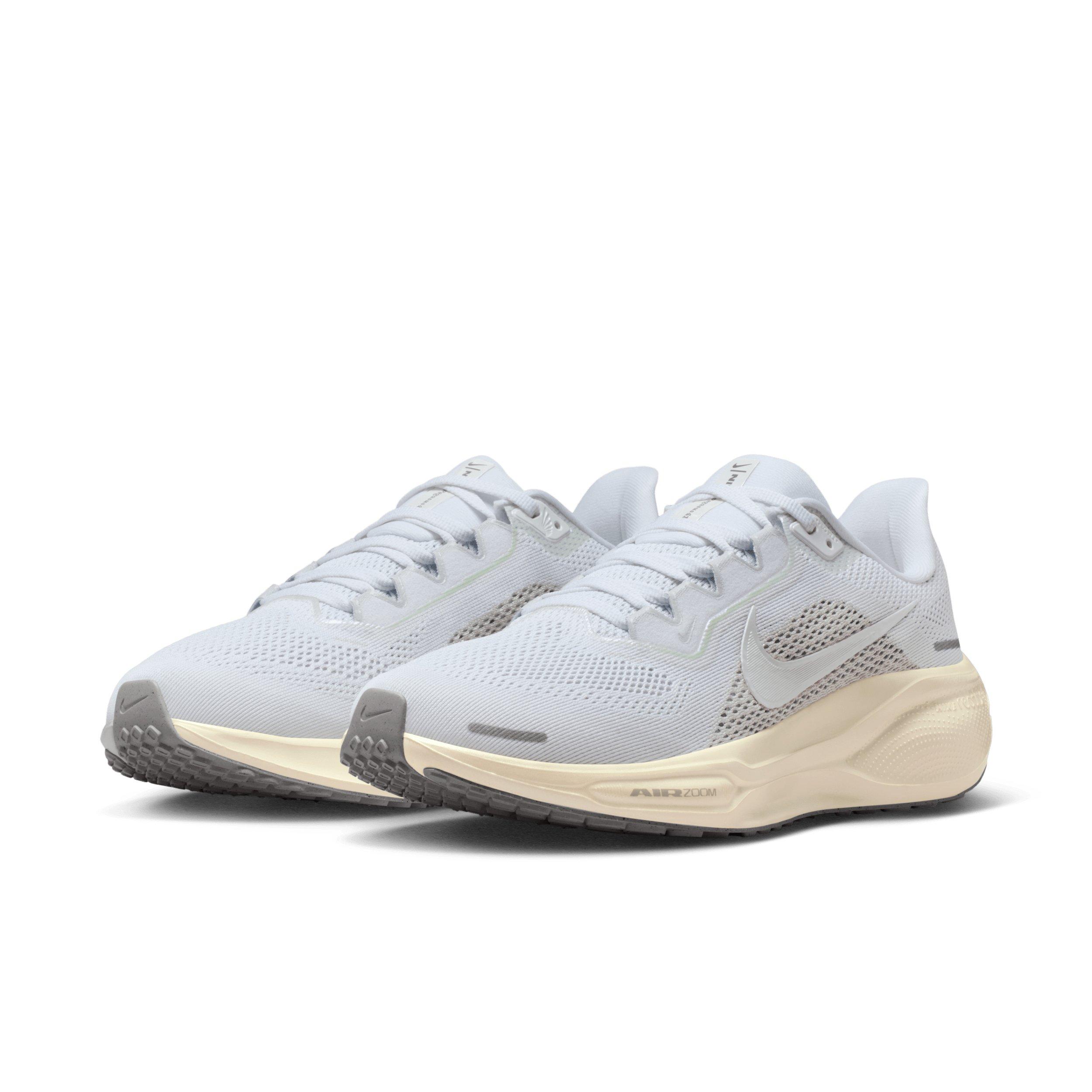 Nike Pegasus 41 "White/Chalk/Sea Glass/White" Women's Running Shoe - WHITE/CHALK/SEA GLASS/WHITE Thumbnail View 3