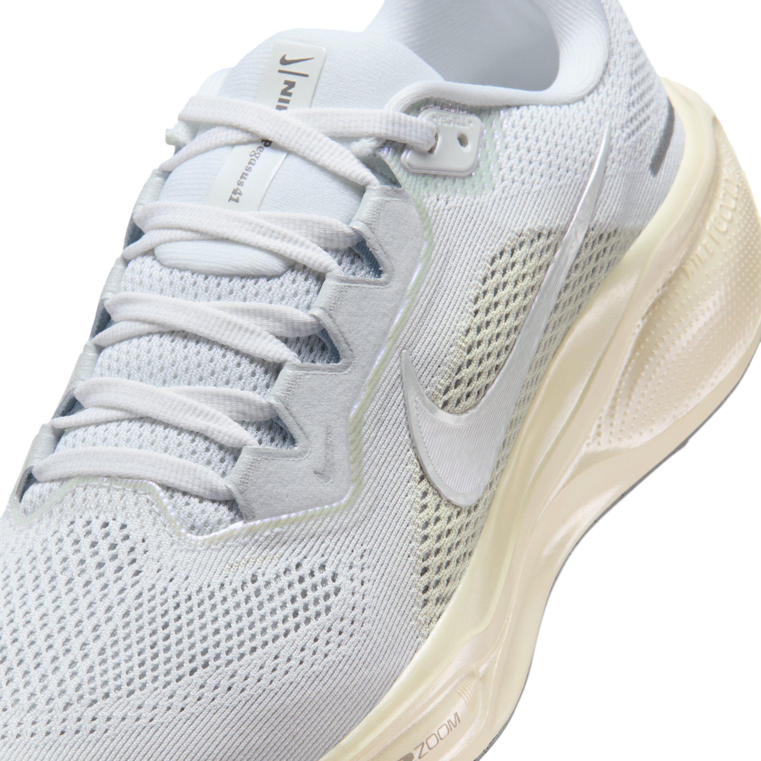 Nike Pegasus 41 "White/Chalk/Sea Glass/White" Women's Running Shoe - WHITE/CHALK/SEA GLASS/WHITE Thumbnail View 7