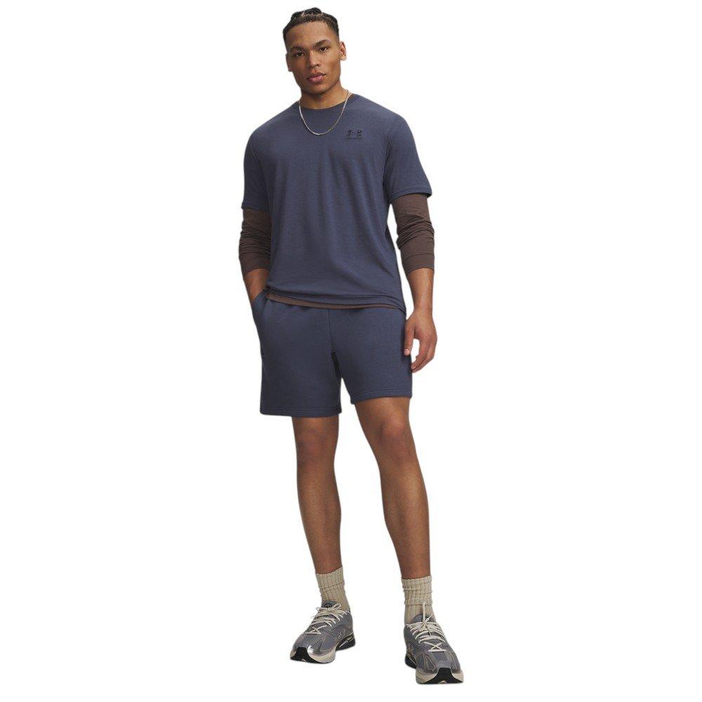 Under Armour Men's Icon Fleece 7.75" Fleece Shorts - Grey - GREY