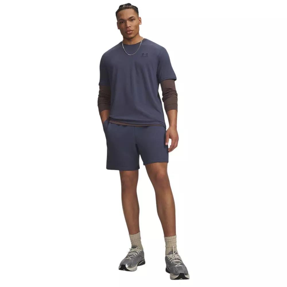 Under Armour Men's Icon Fleece 7.75" Fleece Shorts - Grey - GREY