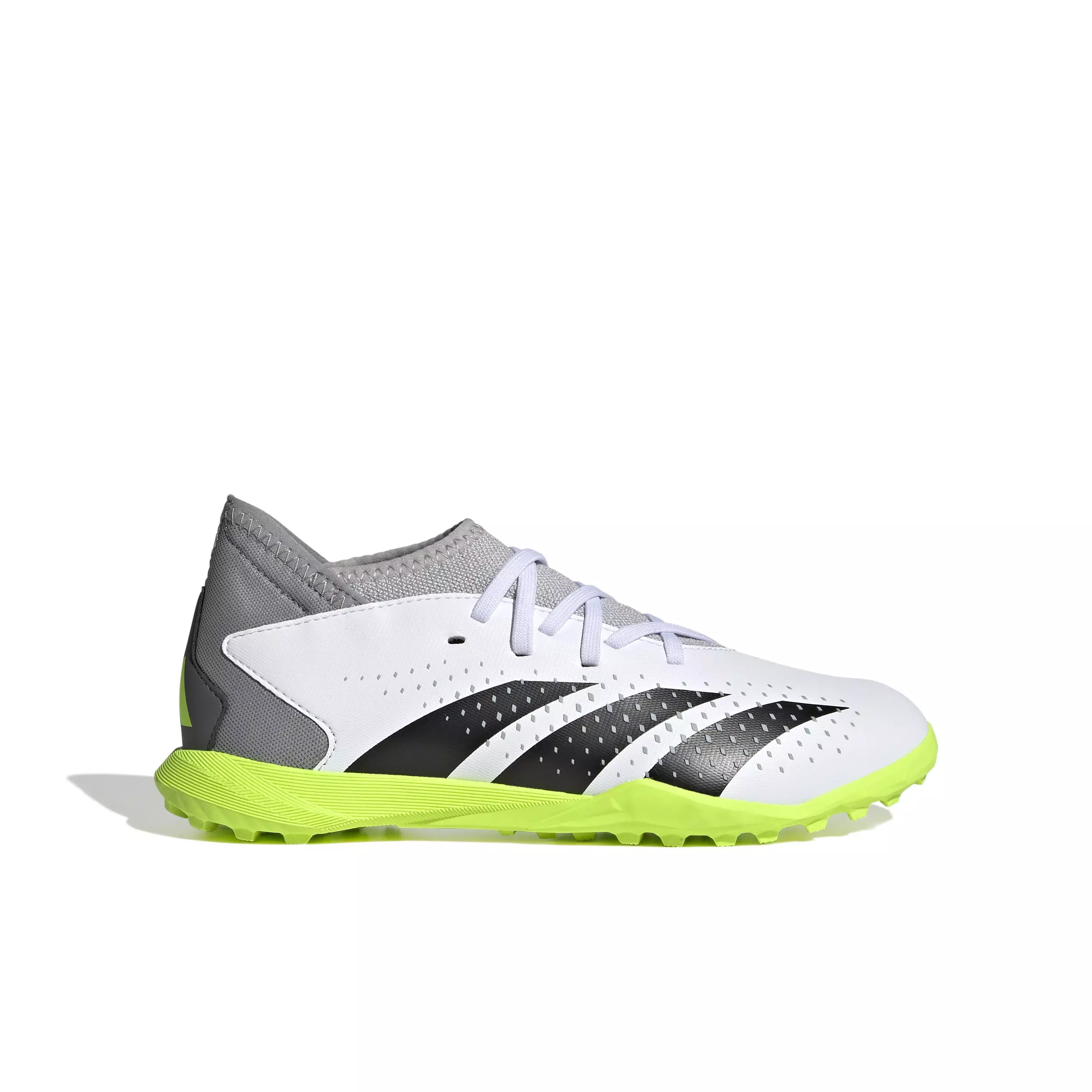 adidas Predator Accuracy.3 Turf "Ftwr White/Core Black/Luclem" Preschool Kids' Soccer Shoe - WHITE/BLACK/LUCLEM
